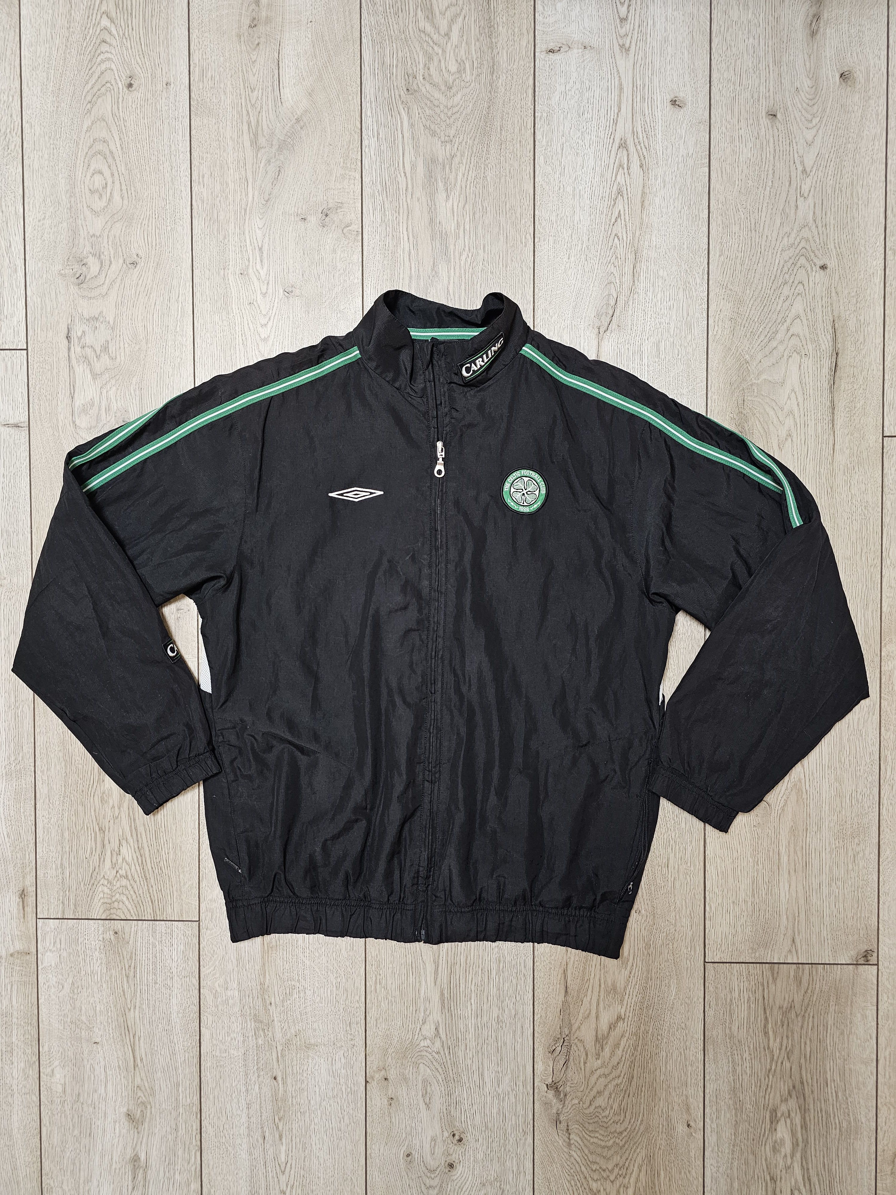 Veste D’entraînement Celtic Vintage 2004 – Umbro – Noire – Taille M
