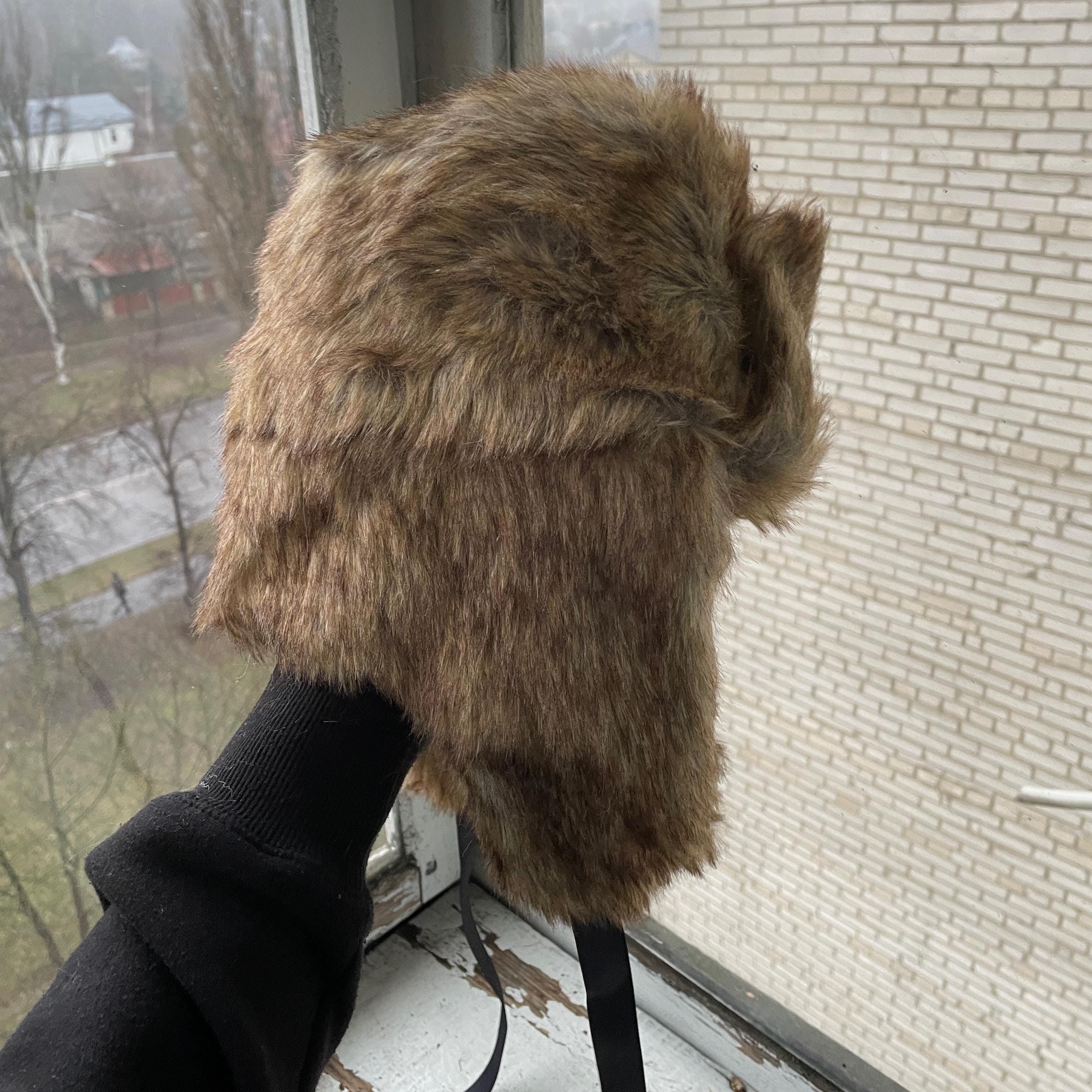 Other Alt Ushanka Fuzzy Trapper Fur Winter Hat Size ONE SIZE - 3 Thumbnail