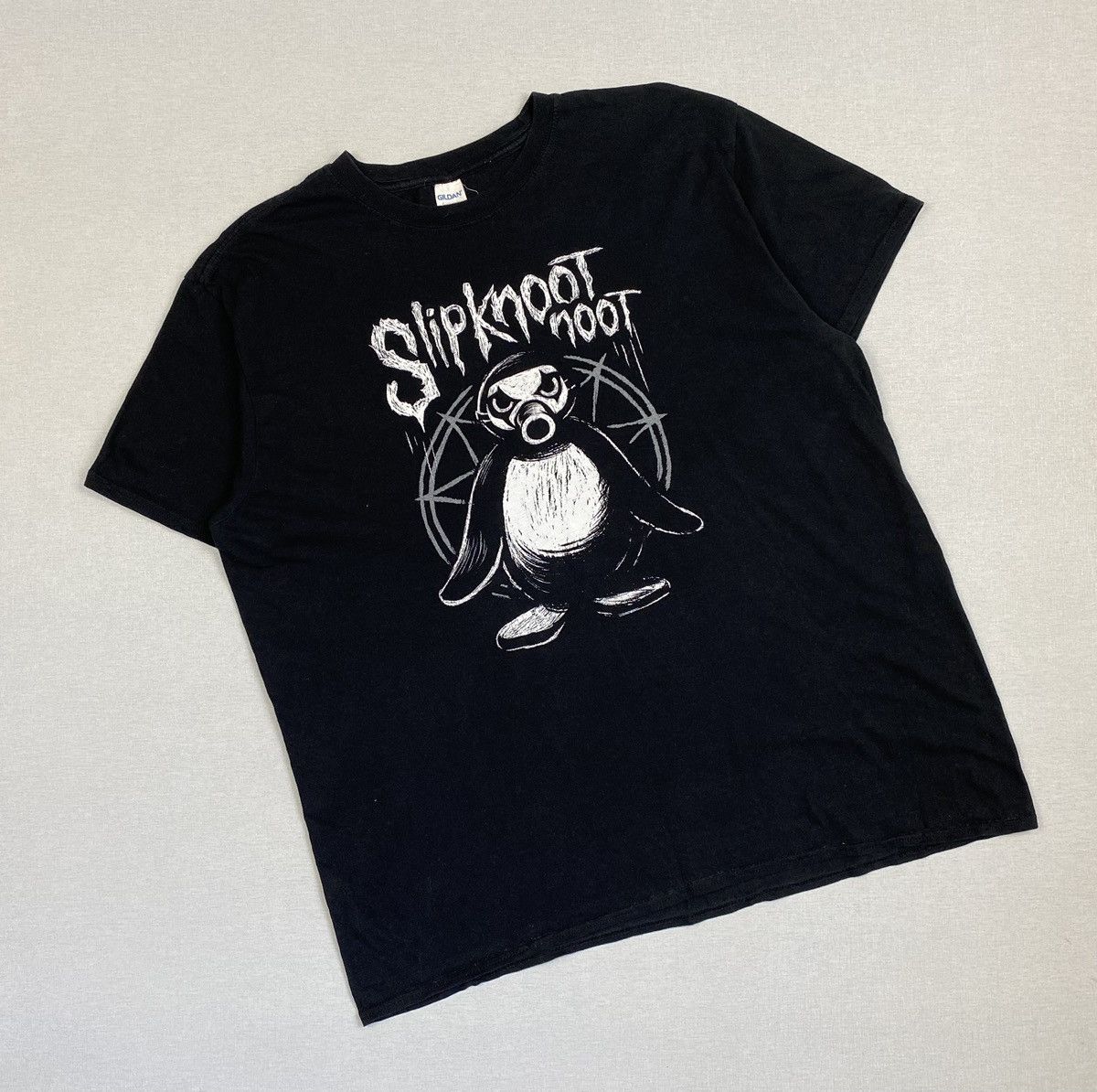Vintage Mens Vintage Gildan Slipknoot Noot T Shirt size XL Size US XL / EU 56 / 4 - 1 Thumbnail
