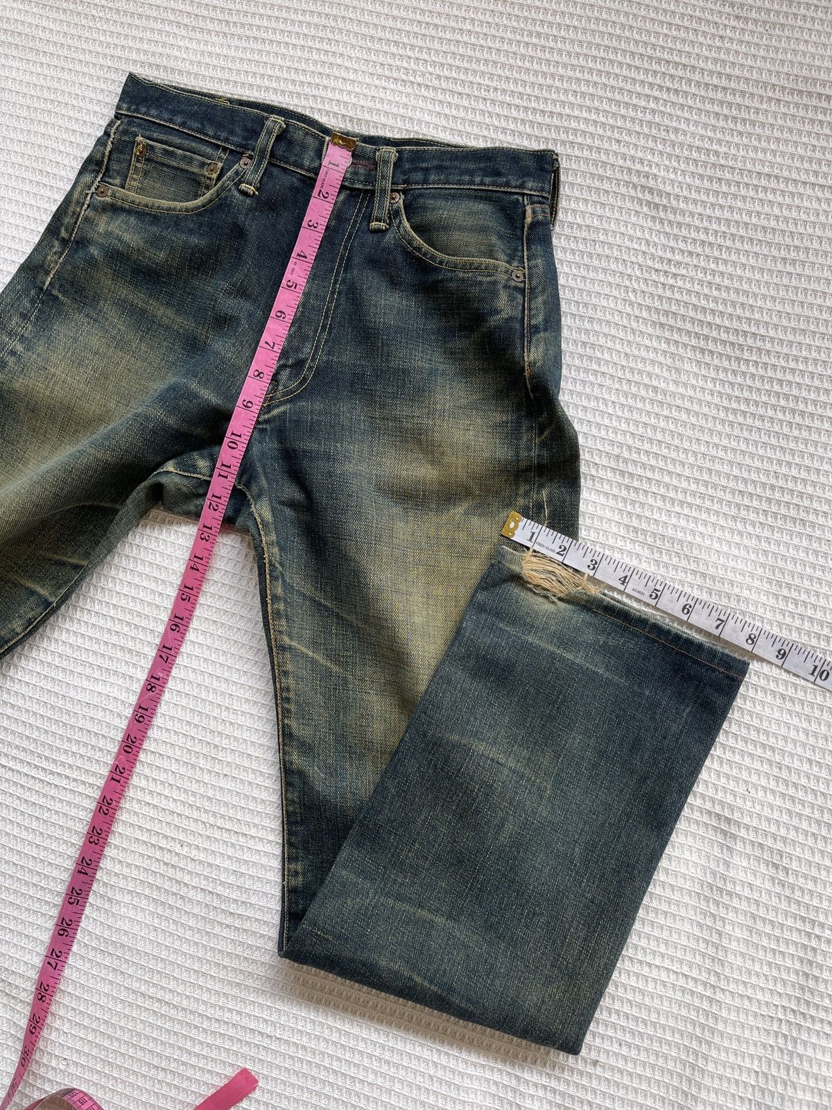 Japanese Brand Rare🔥Vintage BOBSON Distressed Denim Jeans Size US 29 - 17 Thumbnail