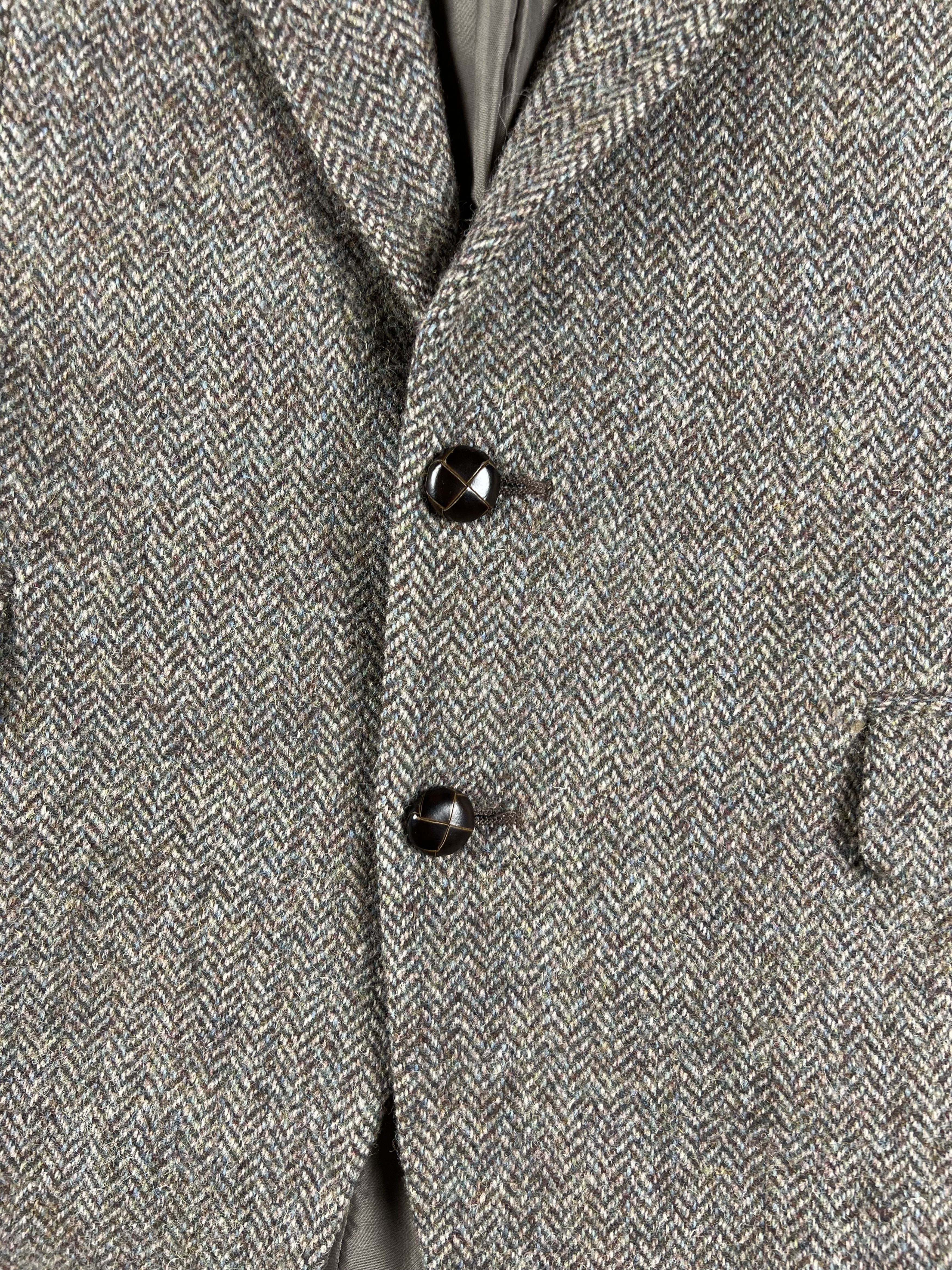 Harris Tweed × Vintage Vintage Harris Tweed Wool Blazer XL Size 52R - 3 Thumbnail