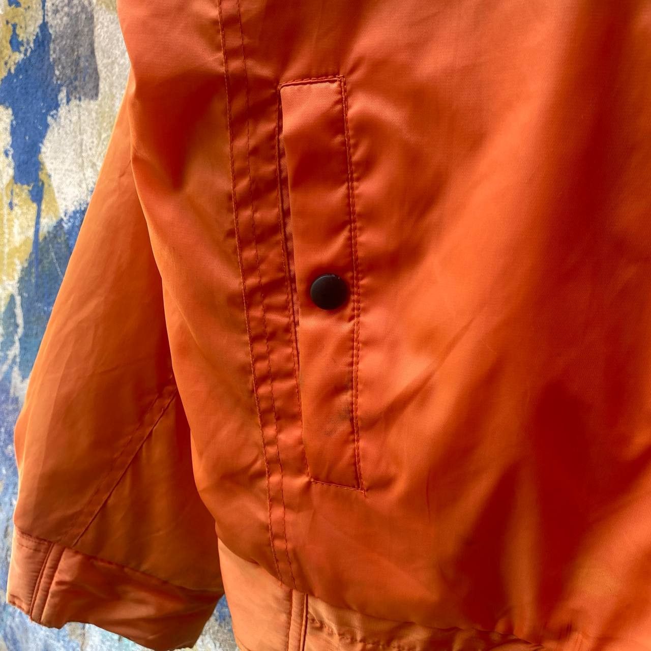 Vintage Lonely Wolf Sun Faded Zipper Jacket