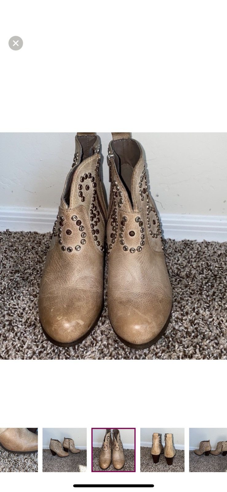 Steve Madden Steve Madden women’s awsum western heel booties size 5 1/2 Size US 5.5 / IT 35.5 - 2 Thumbnail