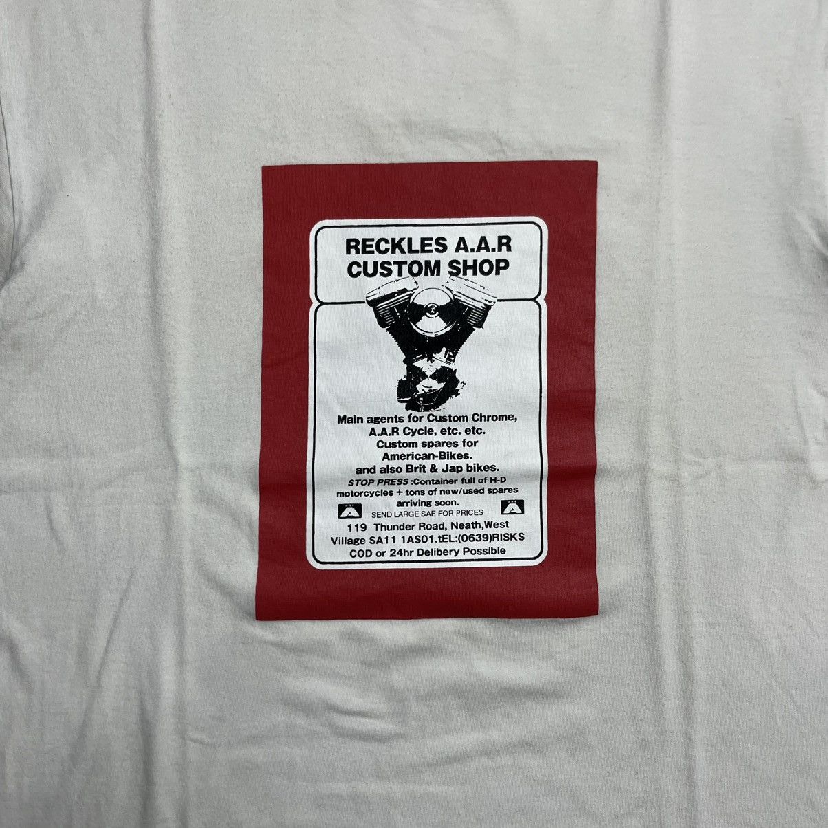 Yohji Yamamoto Reckles A.A.R Custom Shop By Yohji Yamamoto Tee Size US M / EU 48-50 / 2 - 4 Thumbnail