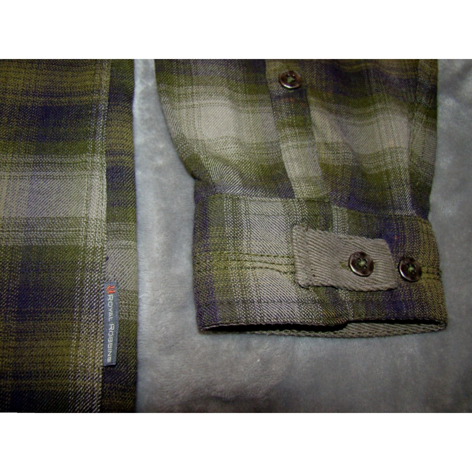 Royal Robbins Royal Robbins Mens 2XL Green Plaid Button Long Sleeve Flannel Shirt Size US XXL / EU 58 / 5 - 2 Thumbnail