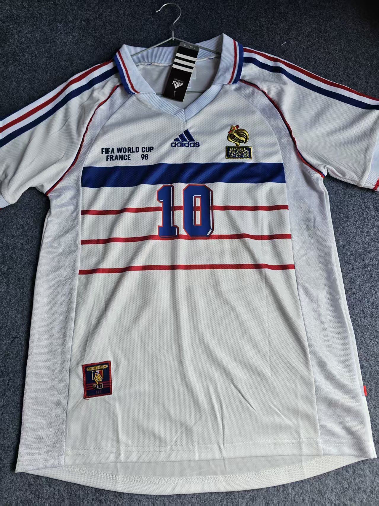 Other 1998 France #10 Zidane Jersey Size US S / EU 44-46 / 1 - 1 Thumbnail