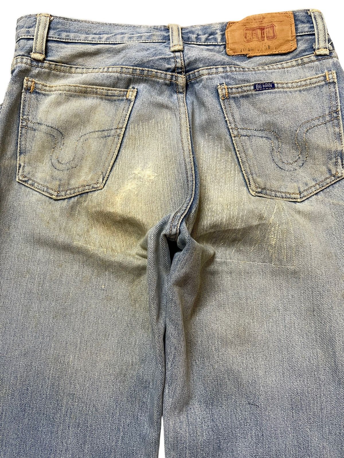 KMRii Vintage Japanese Brand Mud Wash Style Wide Leg Jeans Size US 28 / EU 44 - 5 Thumbnail