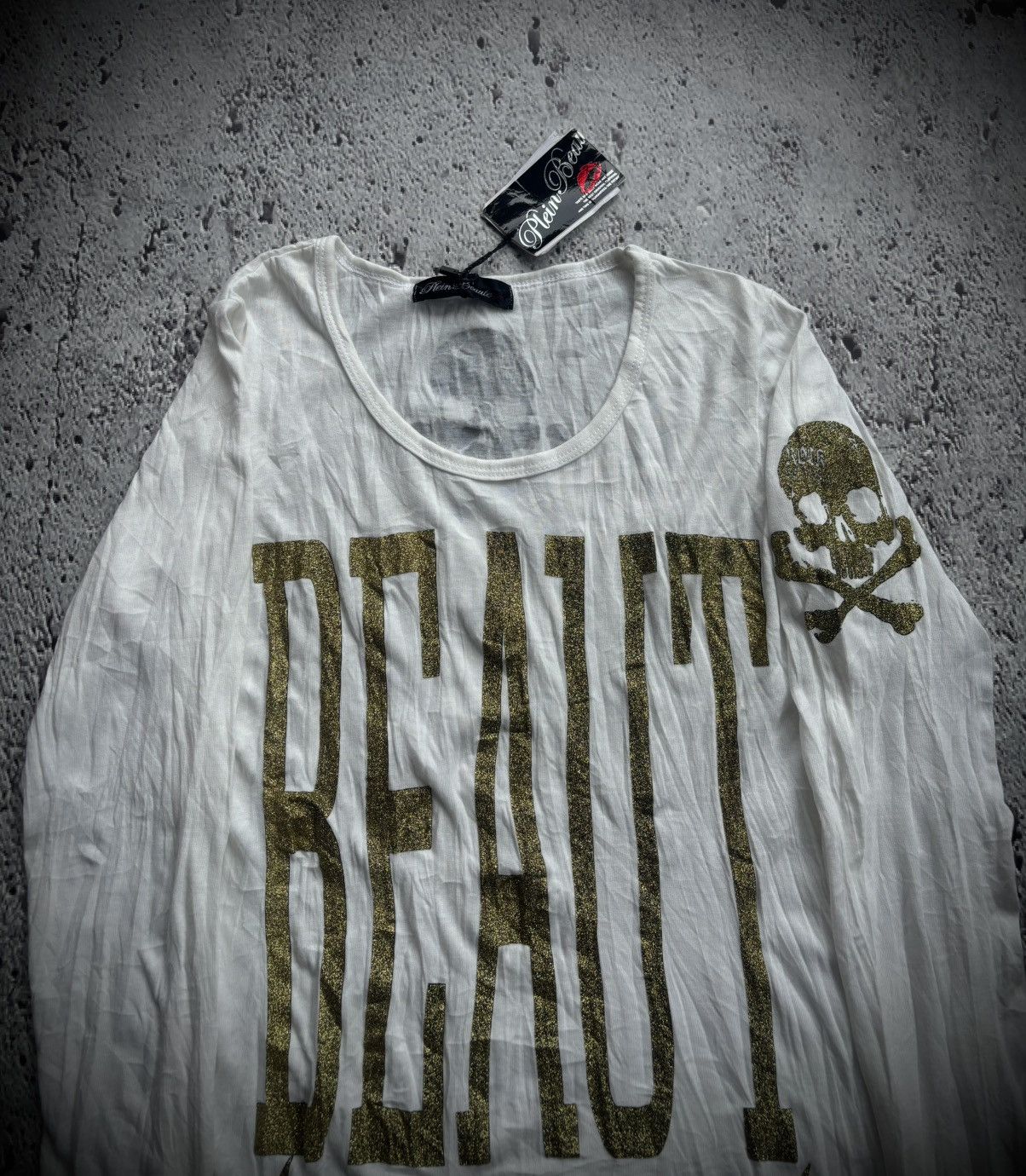 Hysteric Glamour Y2k plein beawte skull punk style longsleeve Size US M / EU 48-50 / 2 - 5 Thumbnail