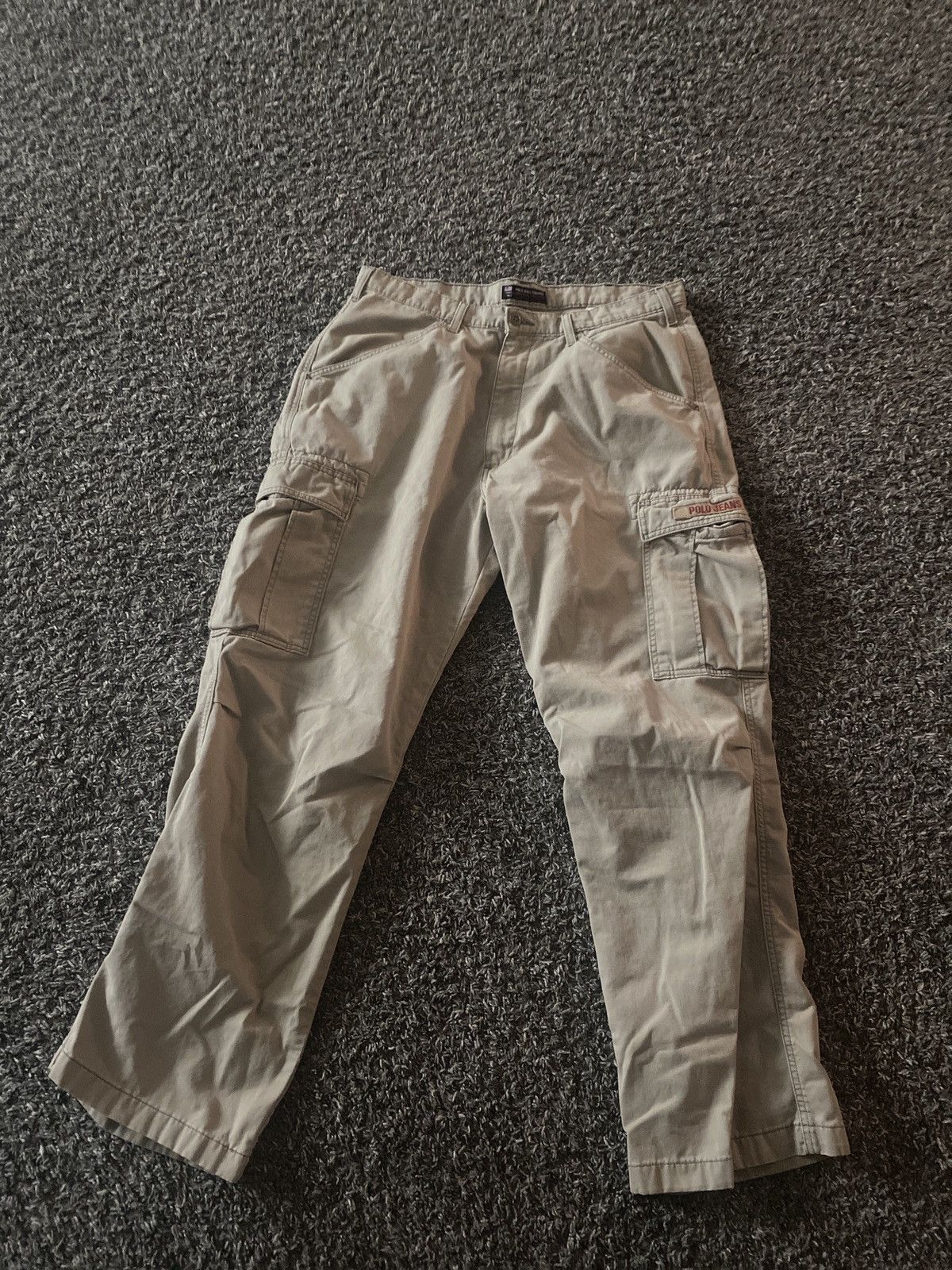 Polo Ralph Lauren × Vintage Vintage Ralph Lauren Cargo Pants Freighter 36x32 Size US 36 / EU 52 - 1 Thumbnail