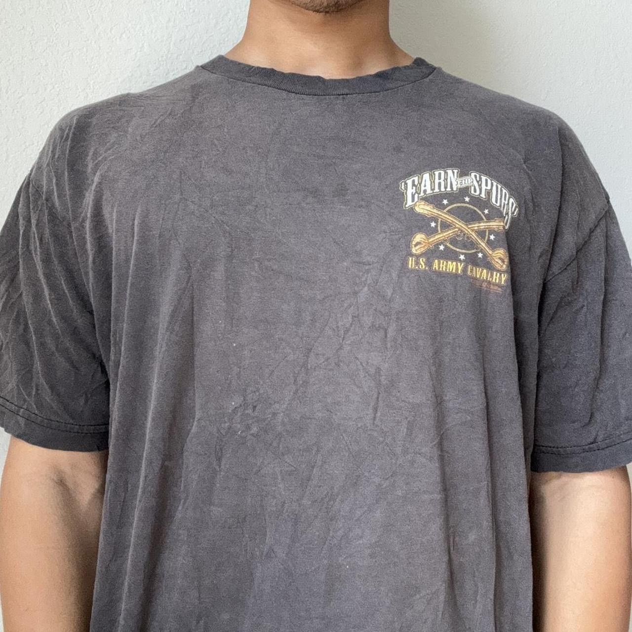 Vintage Vintage Earn the Spurs 2000s Graphics Black Tee Shirt Size US XL / EU 56 / 4 - 2 Thumbnail