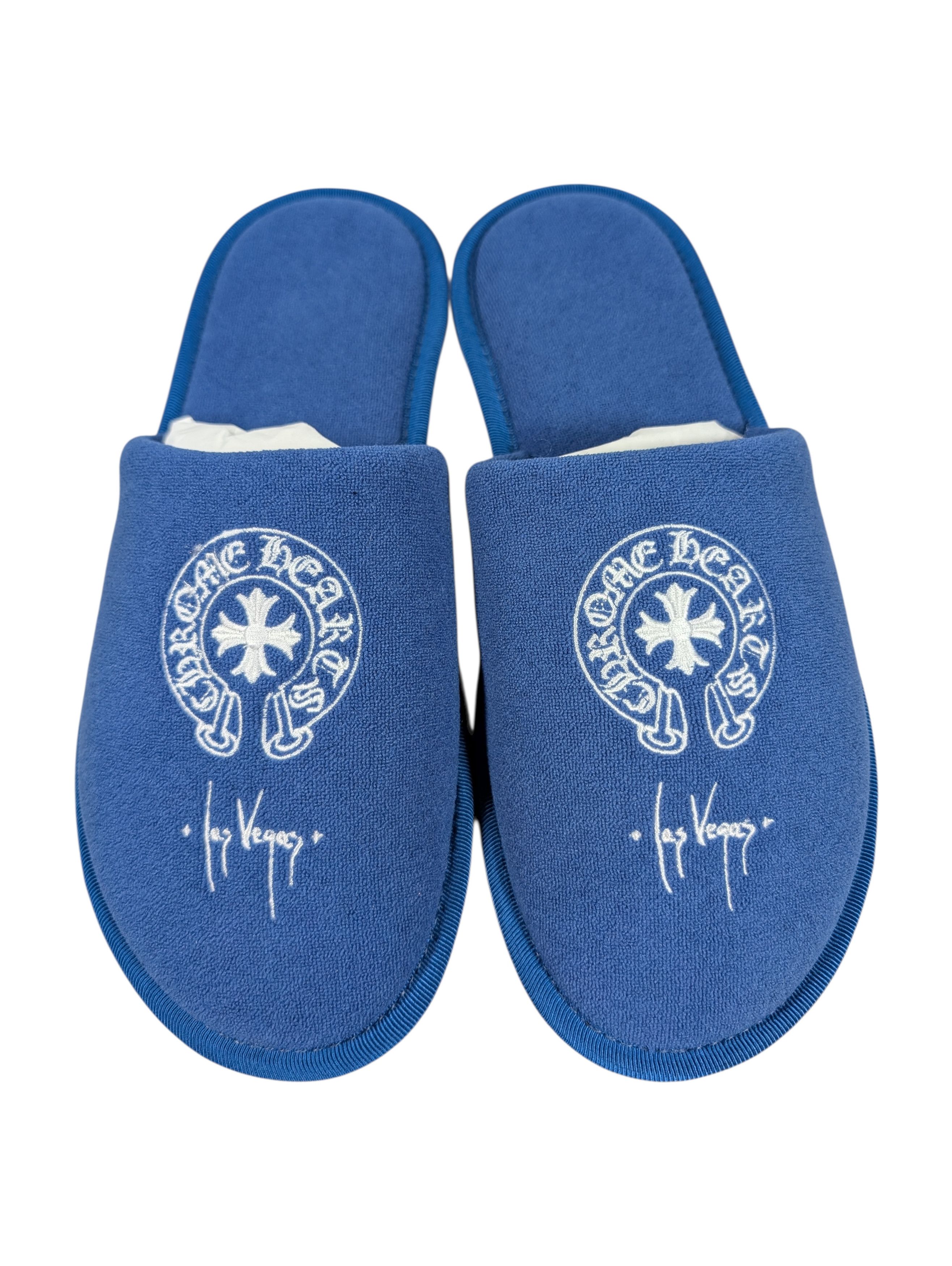 Chrome Hearts Chrome Hearts Las Vegas Exclusive Hotel Slippers Blue Size US 9 / EU 42 - 1 Thumbnail