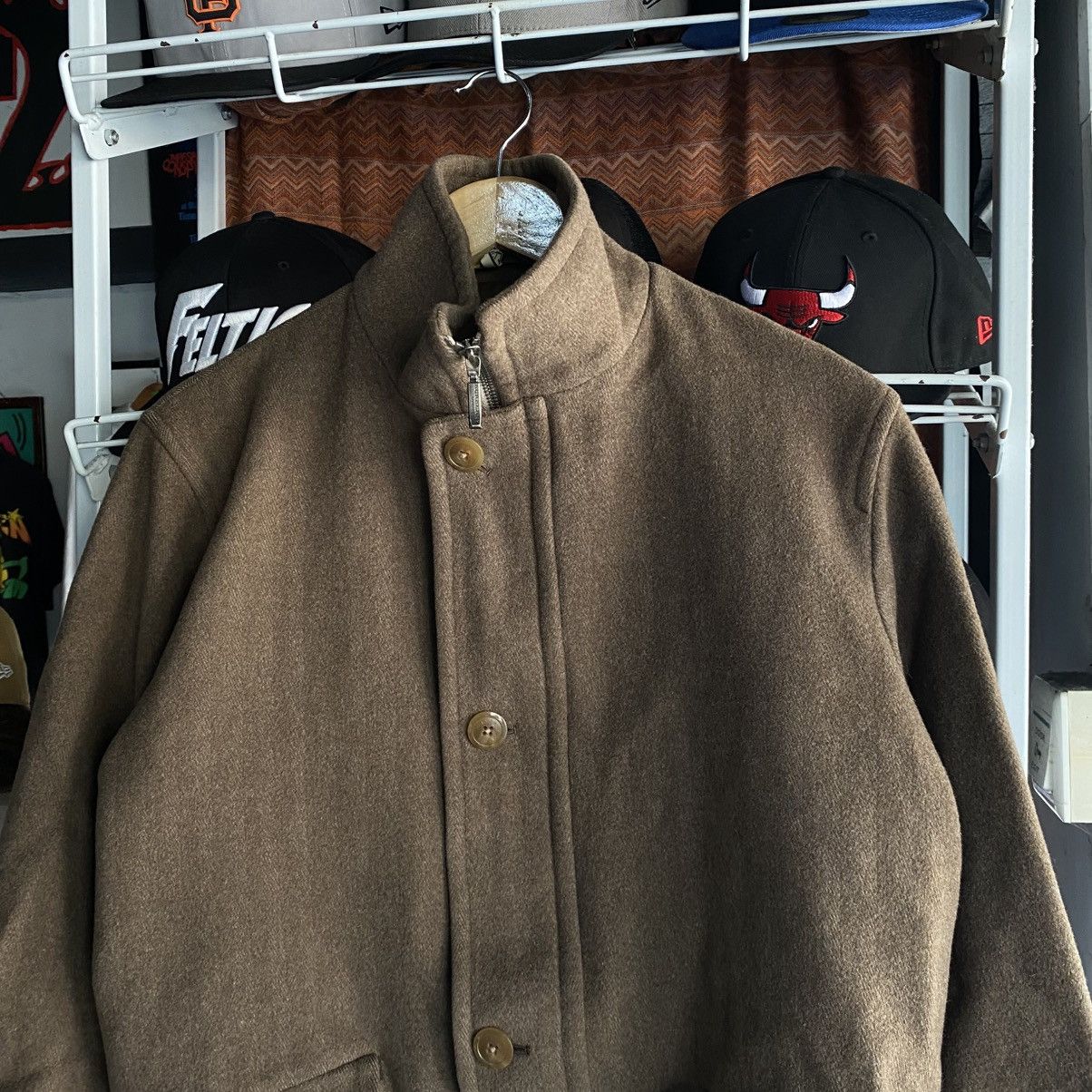 Burberry Burberry Brown Wool Car Coat Lining Vintage Luxury Overcoat Size US S / EU 44-46 / 1 - 4 Thumbnail