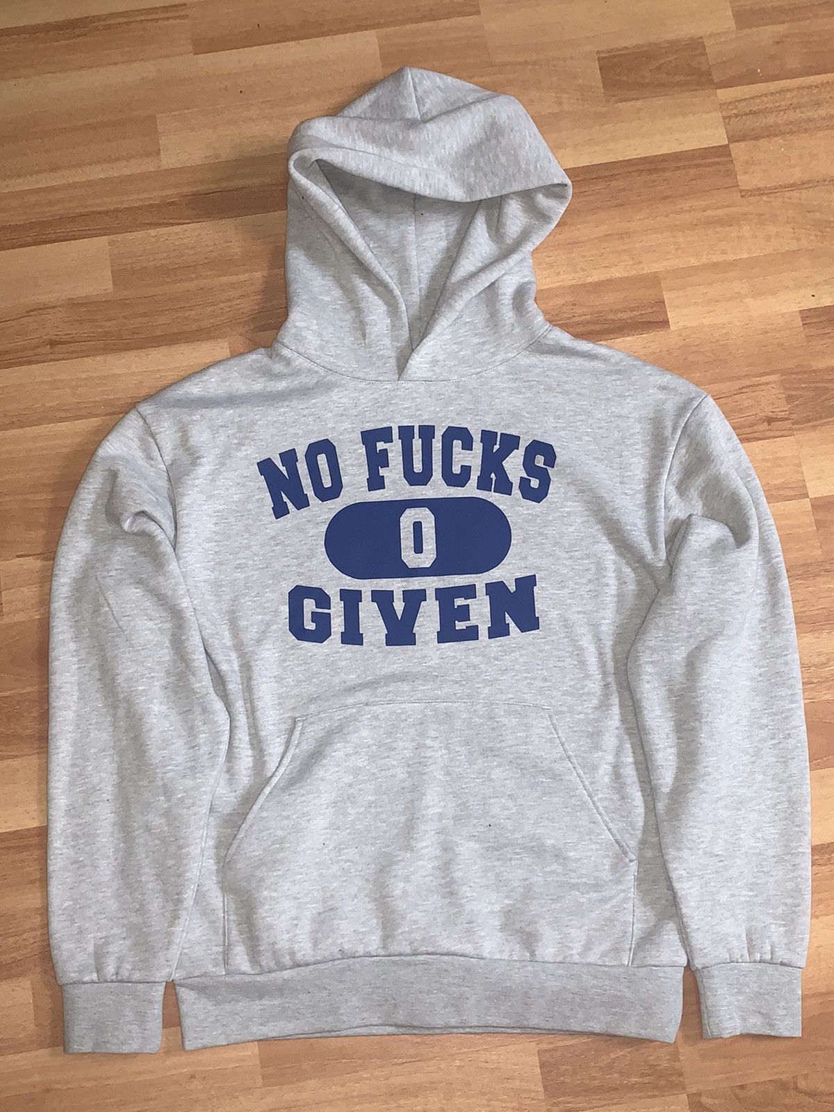 Grey “No Fucks Given” Hoodie