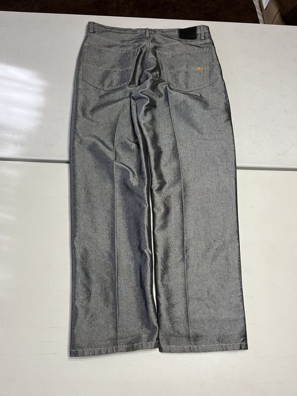 Polo Ralph Lauren × Vintage Vintage polo wide leg baggy jeans Size US 40 / EU 56 - 2 Thumbnail