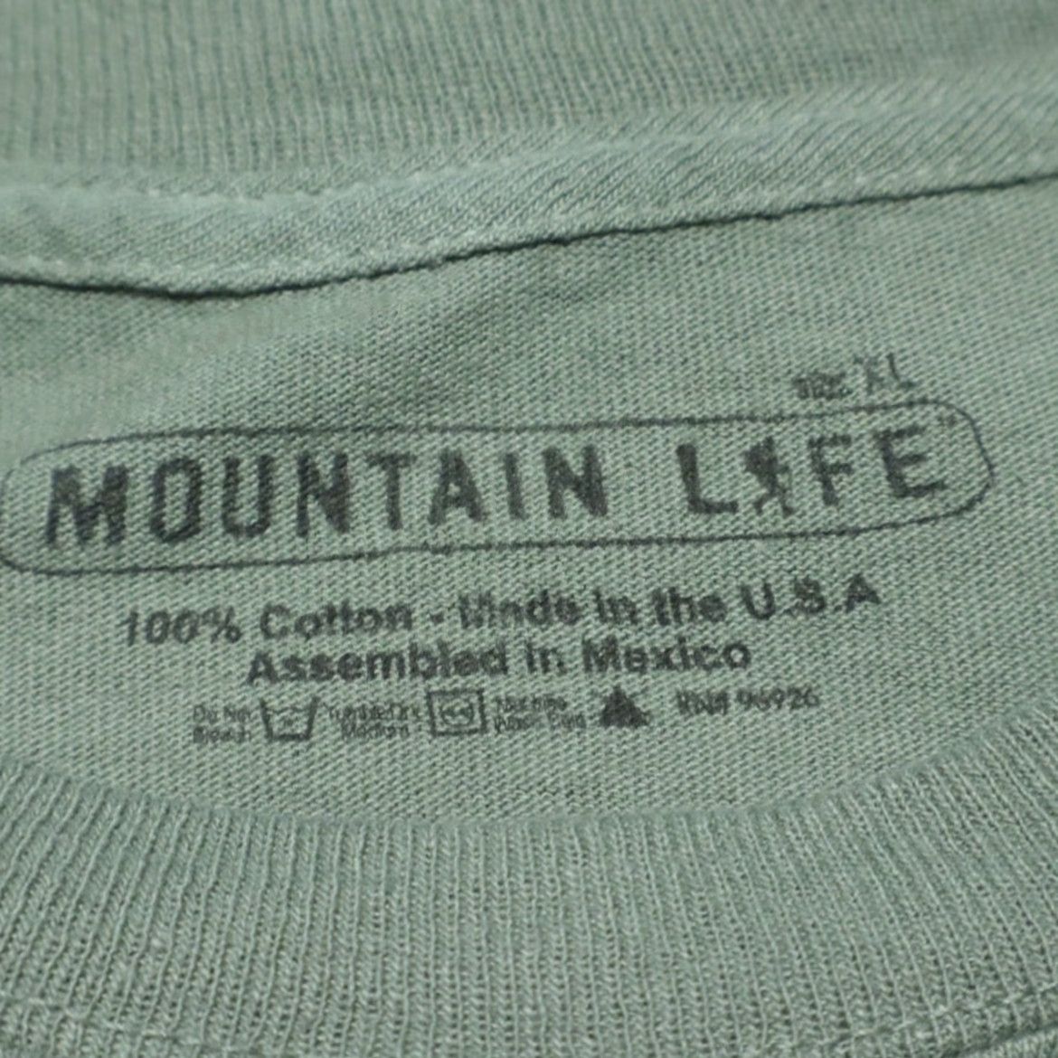 Alife Mountain Life Shirt Green XL Men White Water Rafting T-Shirt (adjusted to fit rules) Size US XL / EU 56 / 4 - 5 Thumbnail