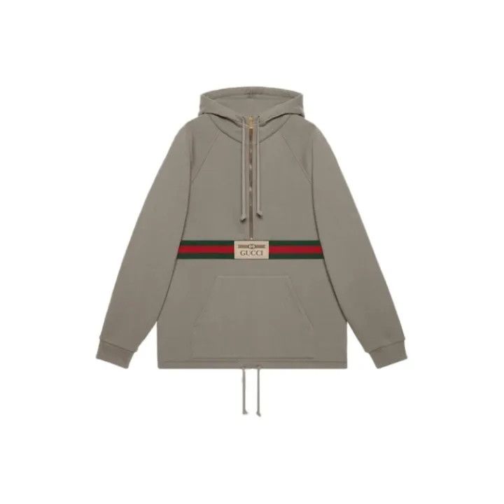 Gucci Gucci Logo Hoodie with Half-Zip Size XL / US 12-14 / IT 48-50 - 1 Thumbnail