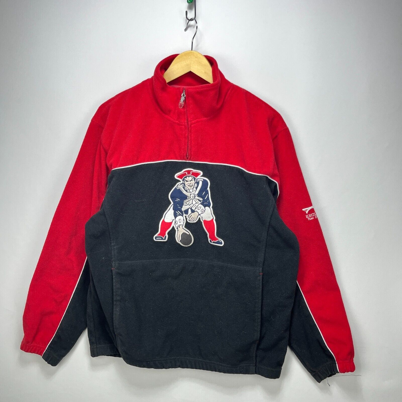 Jacket Embroidered Patriots Sweatshirt Vintage NFL New England