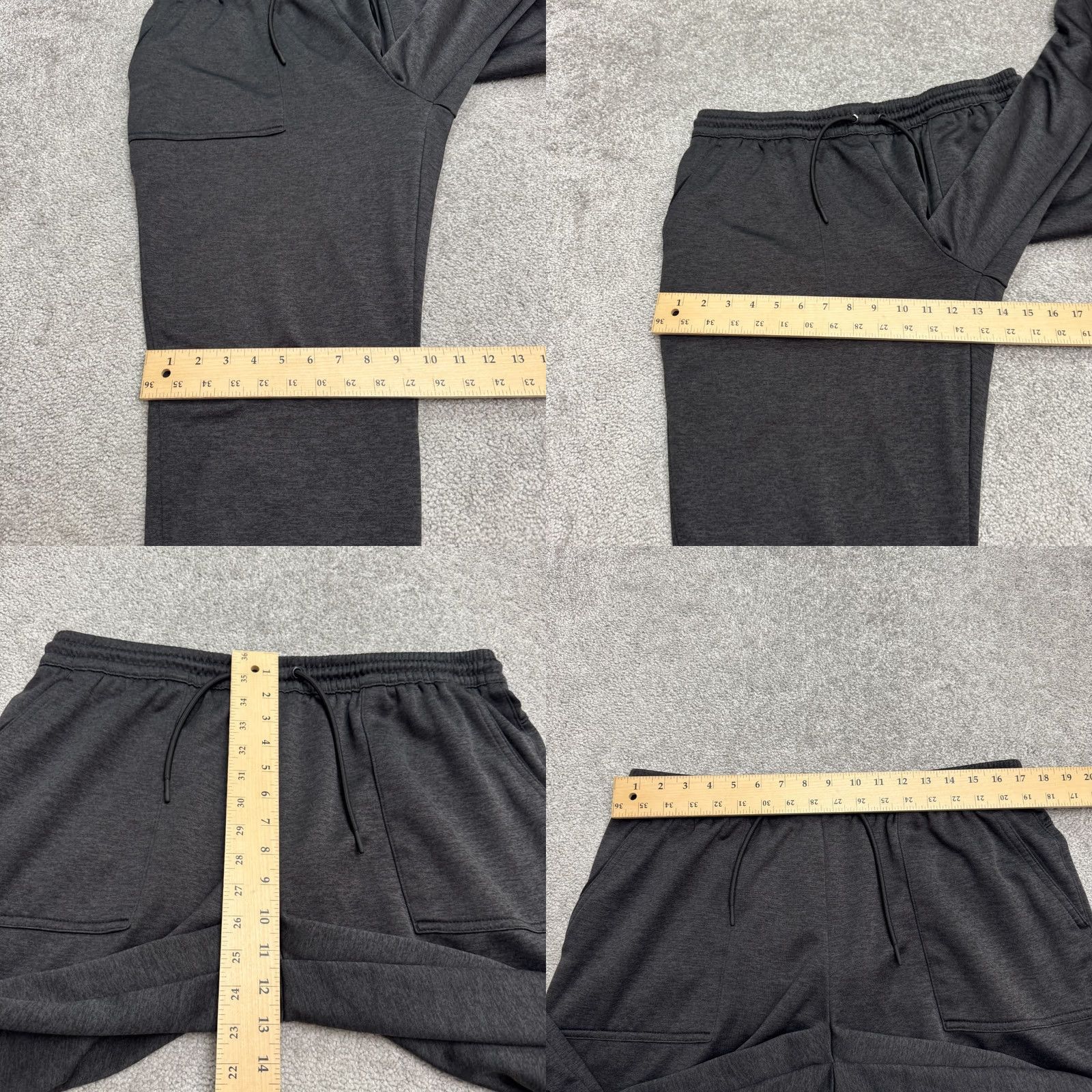Wrangler Wrangler Qwick-Dry Authentics Premium Jogger Pants Mens XL Black Fleece Active Shirt? Size US 36 / EU 52 - 9 Thumbnail
