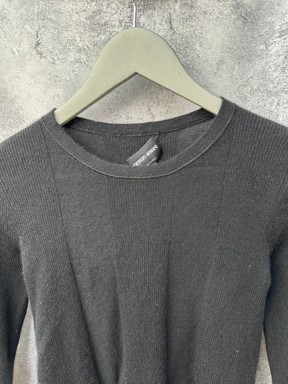 Giorgio Armani Giorgio Armani Cashmere Silk Striped Sweater Italy Crew Neck Size M / US 6-8 / IT 42-44 - 5 Thumbnail