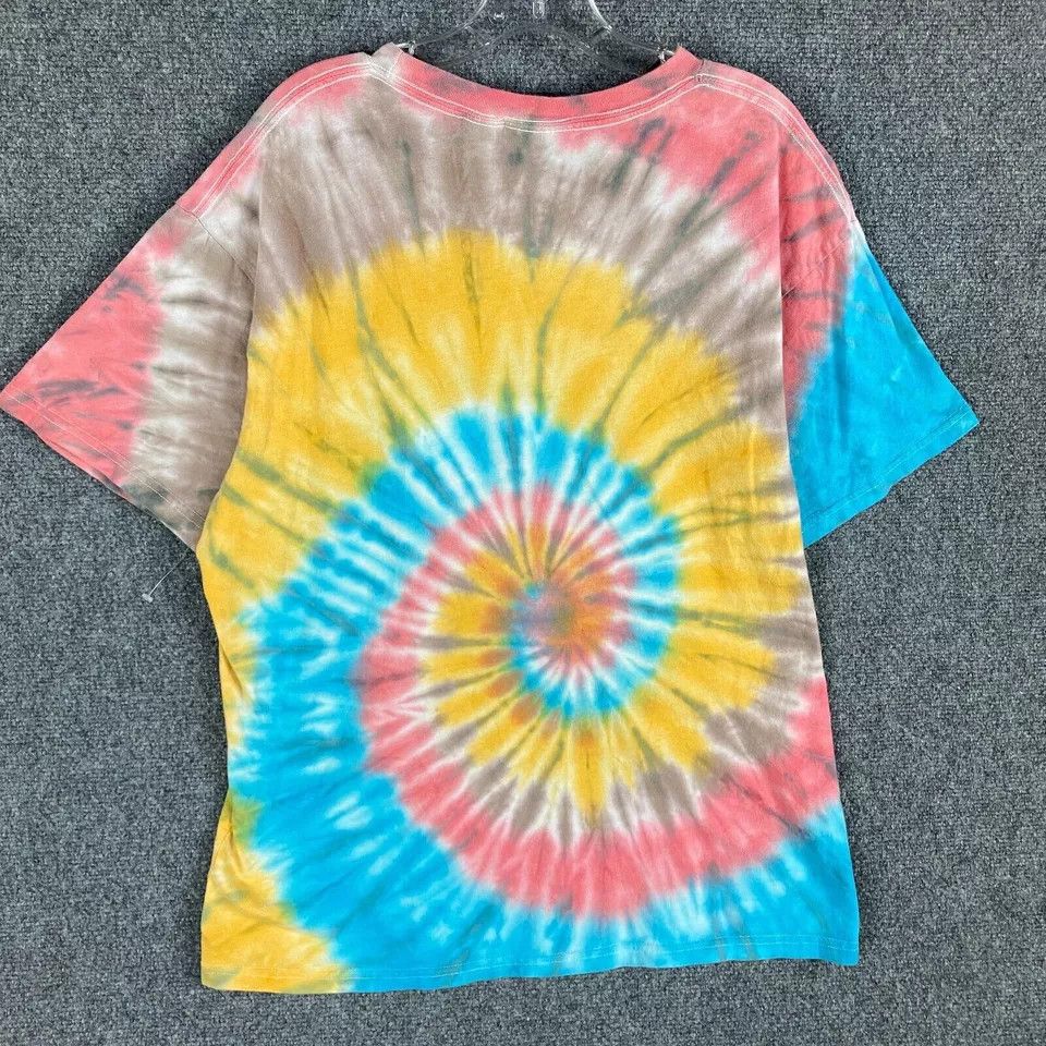 AC/DC ACDC Shirt Men's Medium Tie Dye Short Sleeve Band Tee Size US M / EU 48-50 / 2 - 6 Thumbnail