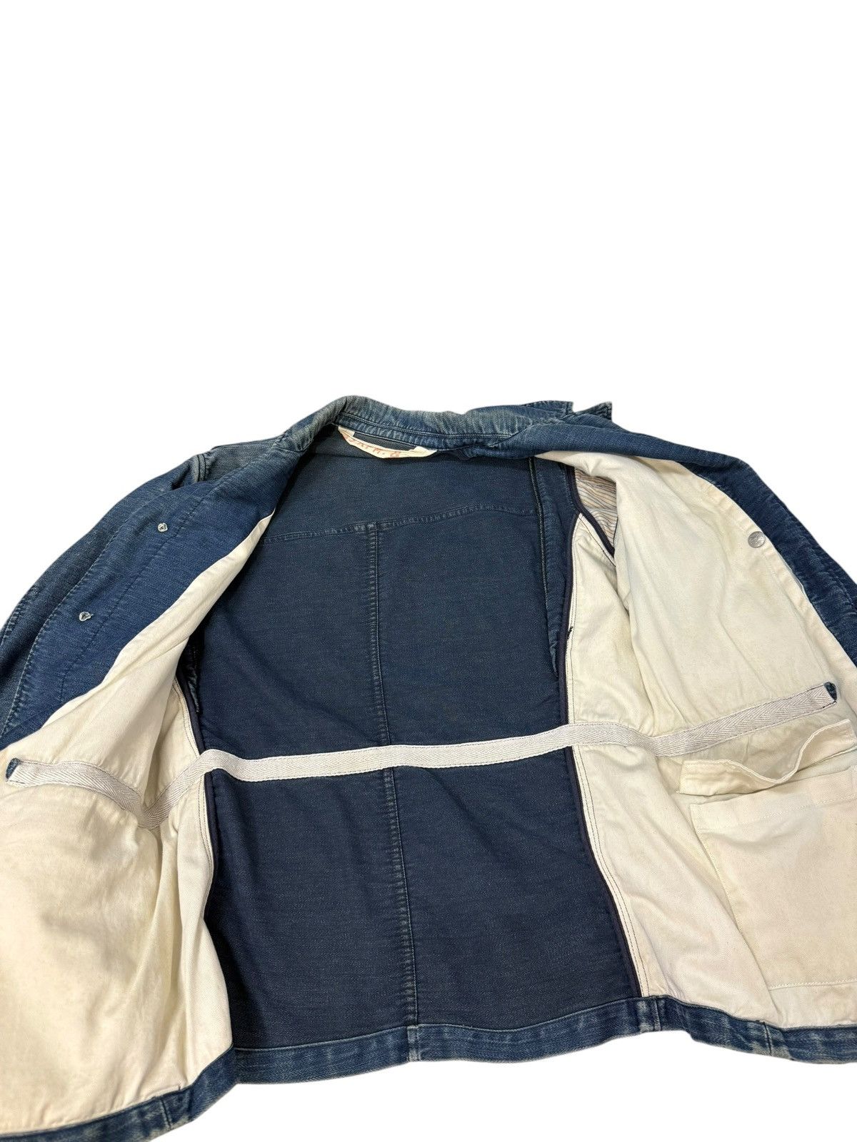45rpm Faded Indigo Blue 45rpm Chore Jacket Slim cdg visvim 7🟩3 Size US M / EU 48-50 / 2 - 9 Thumbnail