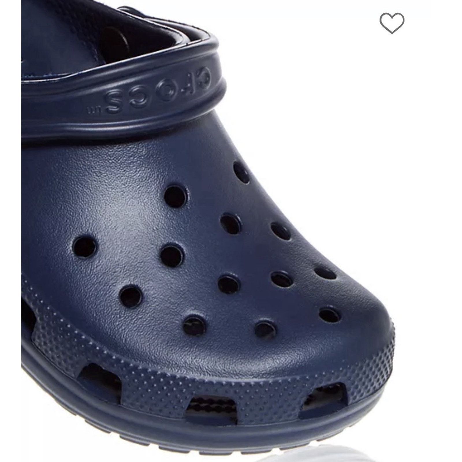 Crocs Crocs Classic Dark Blue Slip On Comfort Clog Sandals Men 8 Size US 10 / EU 43 - 6 Thumbnail