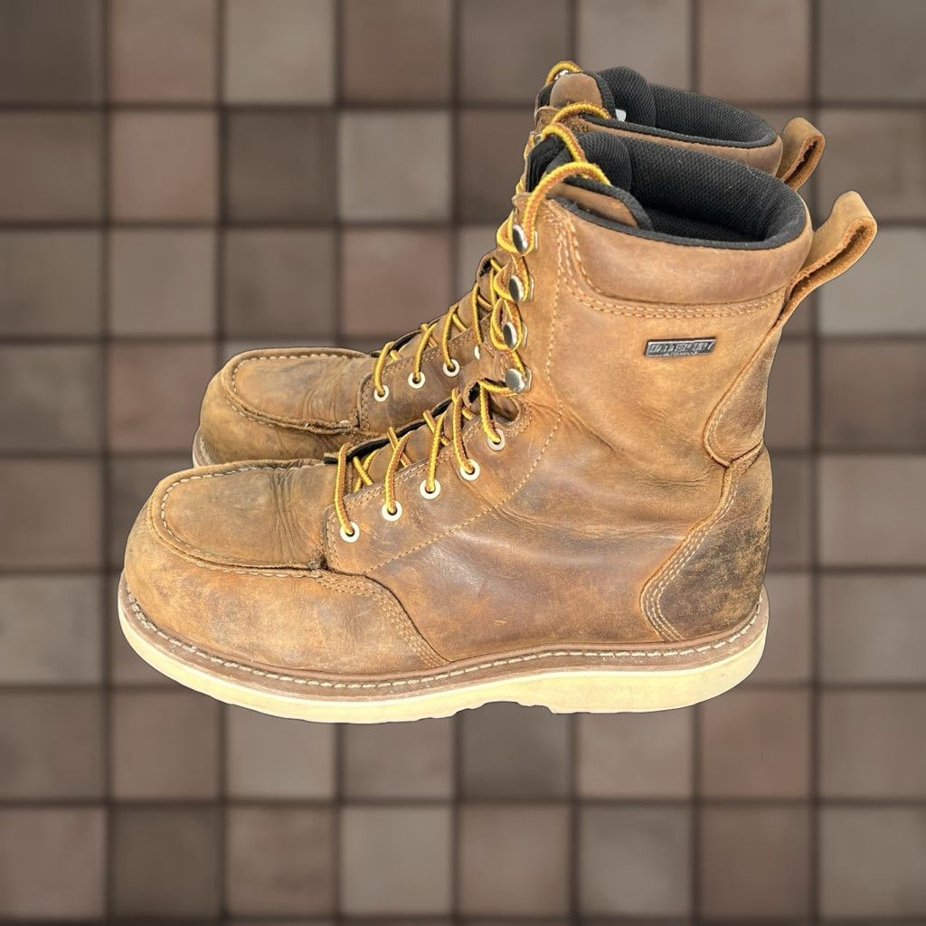 Danner Danner Cedar River 14302 Moc Toe 8" Boots Mens Work Brown Leather 9 D GUC Size US 9 / EU 42 - 1 Thumbnail