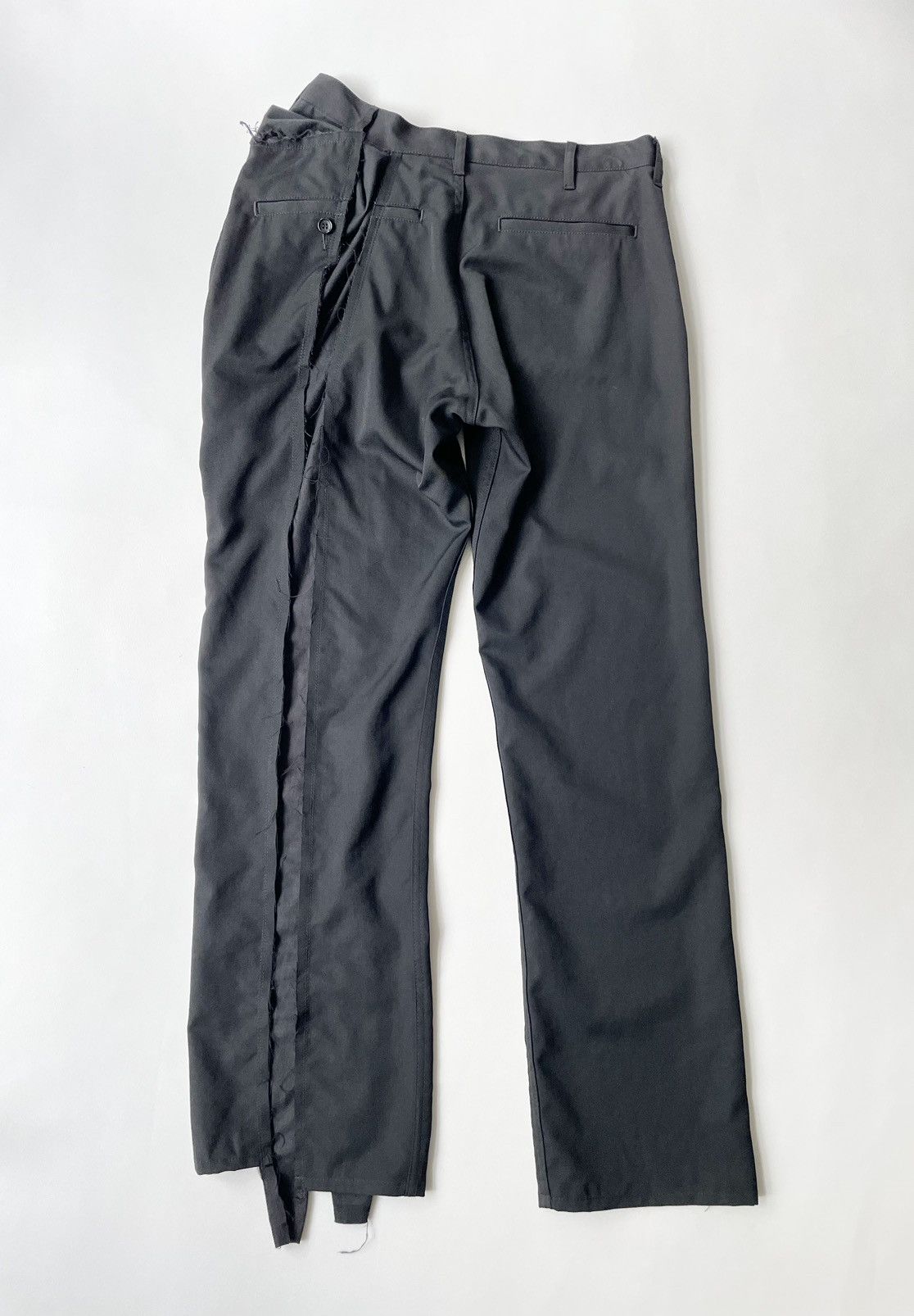 Comme des Garcons A/W 06 ‘Reworked’ Black Wool Trousers Size 26" / US 2 / IT 38 - 11 Thumbnail
