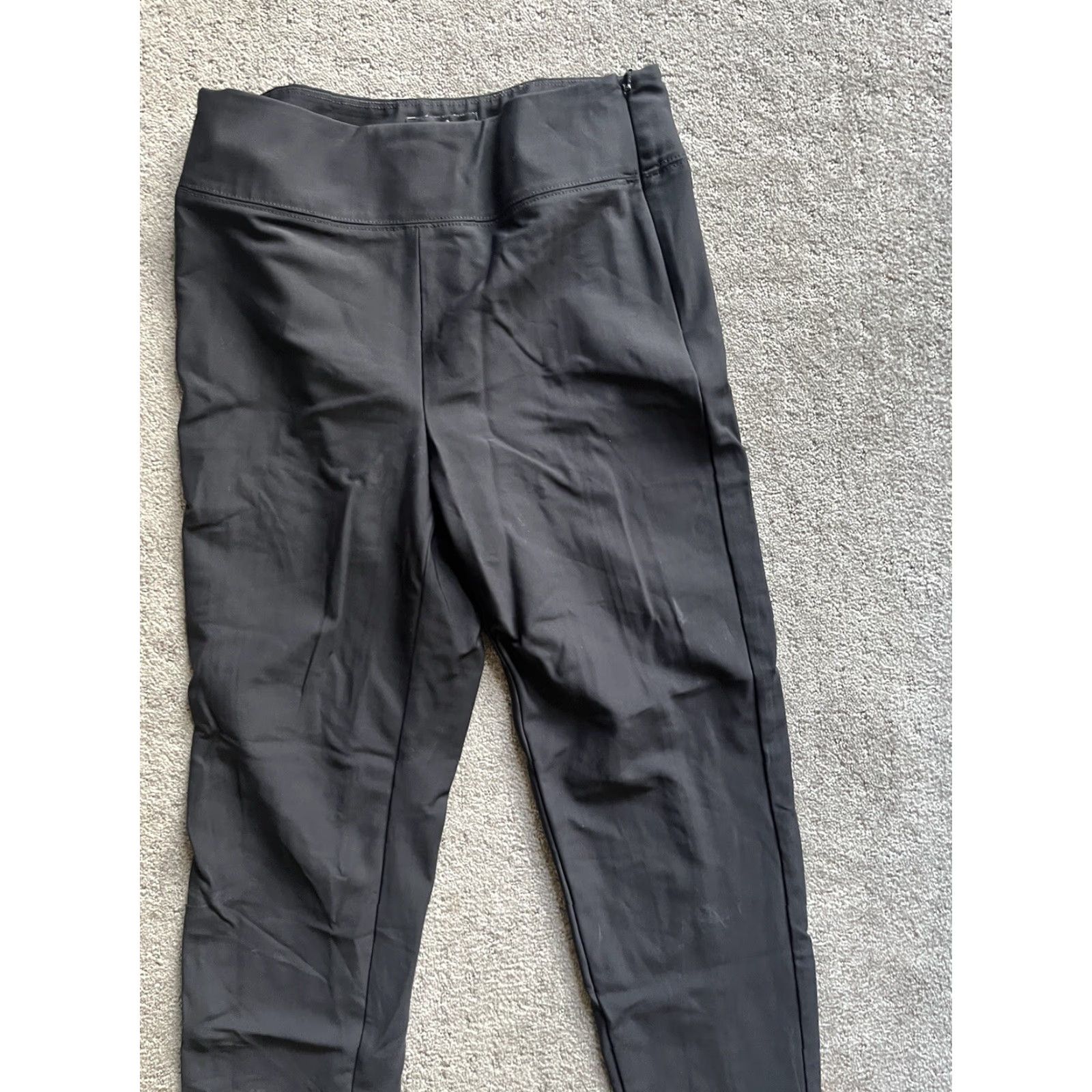 Banana Republic Banana Republic Pants Womens Black Side Zip Size 8 Solid Dress Pants Size 30" / US 8 / IT 44 - 2 Thumbnail