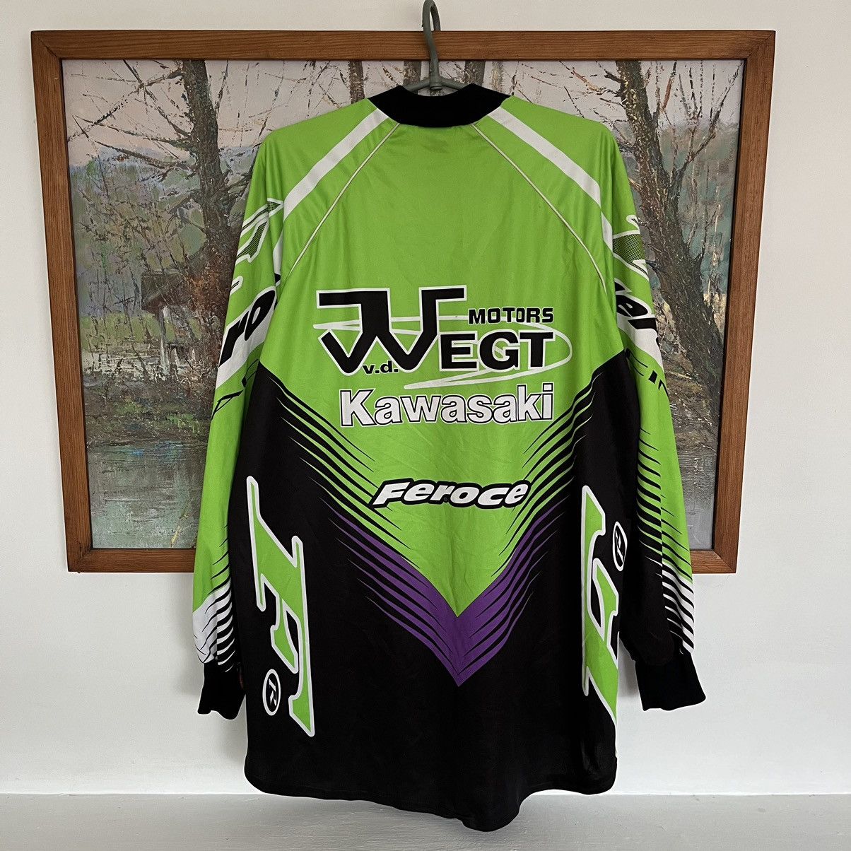 Hypebeast × Vintage Grail Kawasaki Monster Energy Asap Rocky Style Moto Jersey Size US XL / EU 56 / 4 - 11 Thumbnail