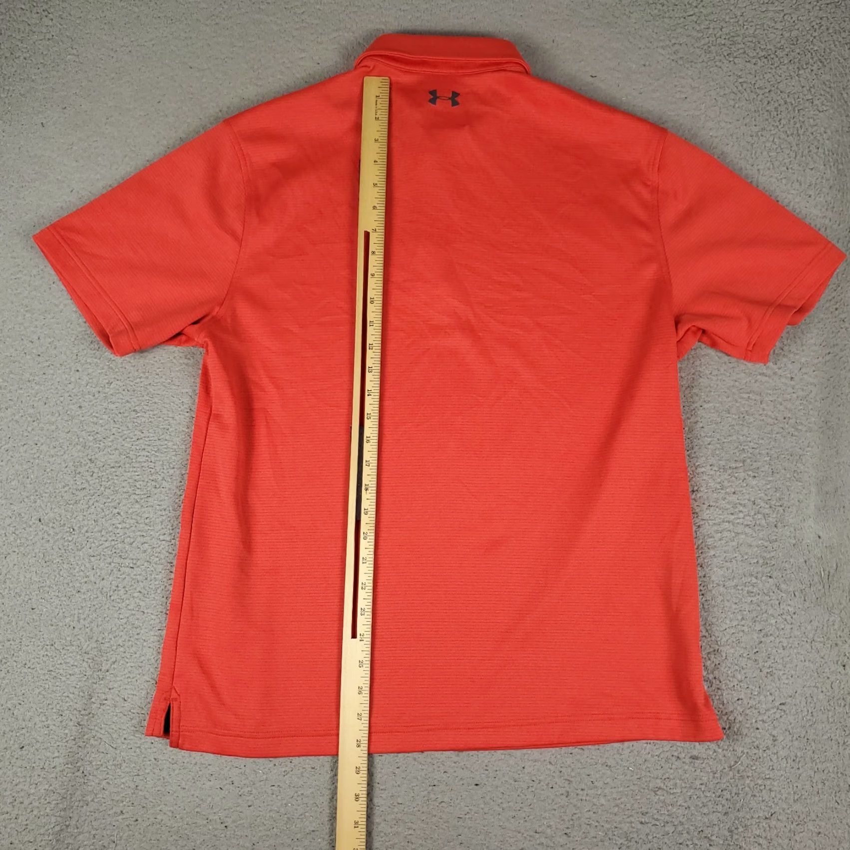 Under Armour Under Armour Polo Shirt Mens Size Large Red/Orange Golf Casual Short Sleeve Size US L / EU 52-54 / 3 - 3 Thumbnail