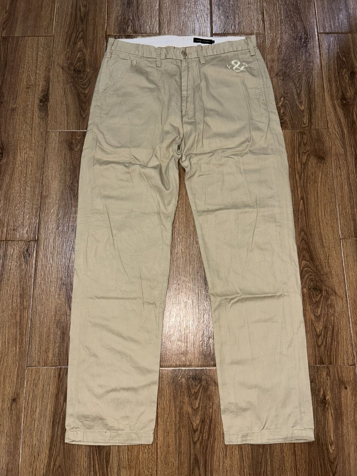 Evisu Evisu Rough and Swell Supplies Seagull Embroidery Pants Size US 32 / EU 48 - 7 Thumbnail