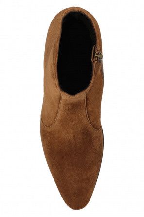 Saint Laurent Paris o1bcso1str1124 Vassili Zipped Booties in Brown Size US 10.5 / IT 40.5 - 4 Thumbnail
