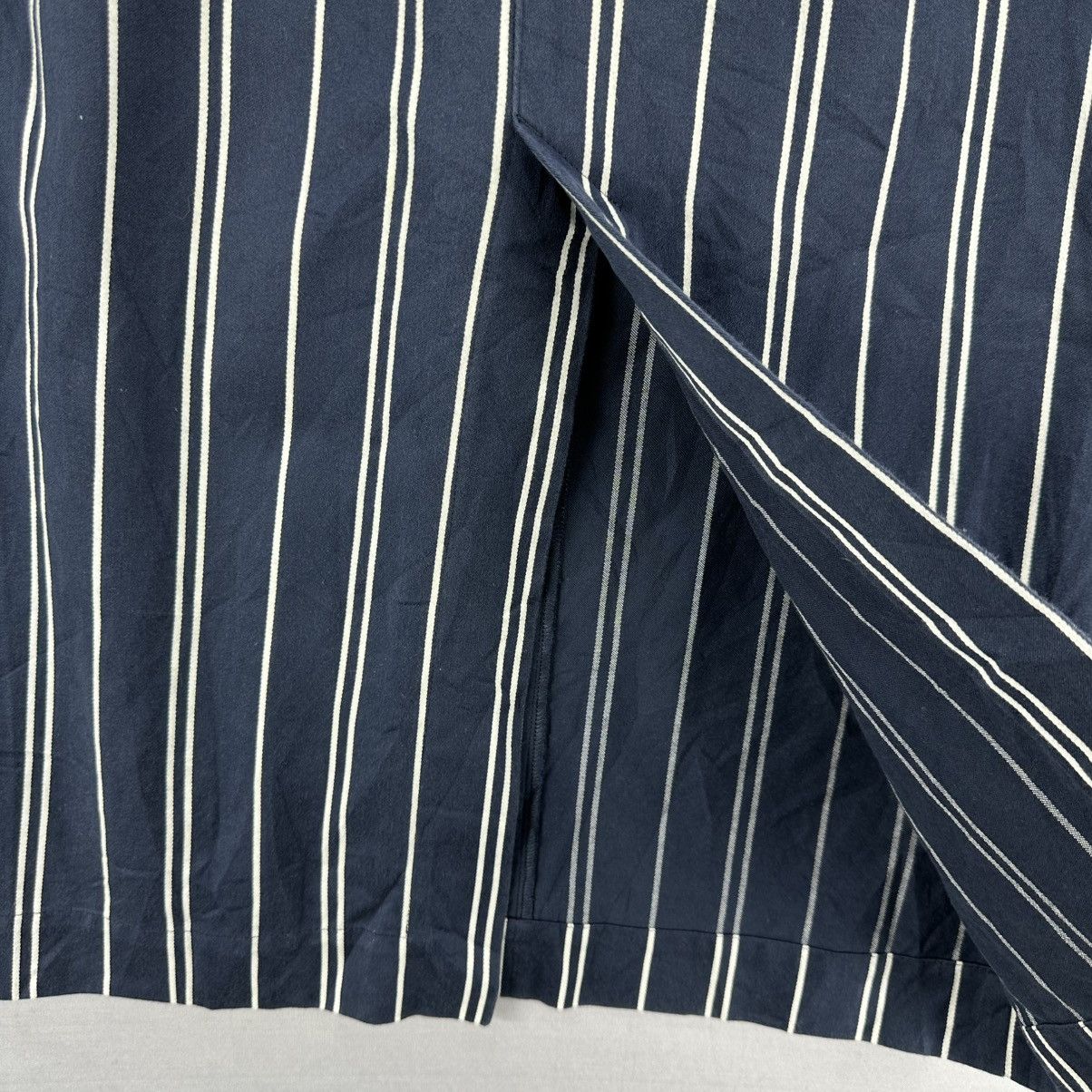 Phlannel Phlannel British Gurkha Maxi Skirt Ladies Blue Stripe Size 28" / US 6 / IT 42 - 11 Thumbnail
