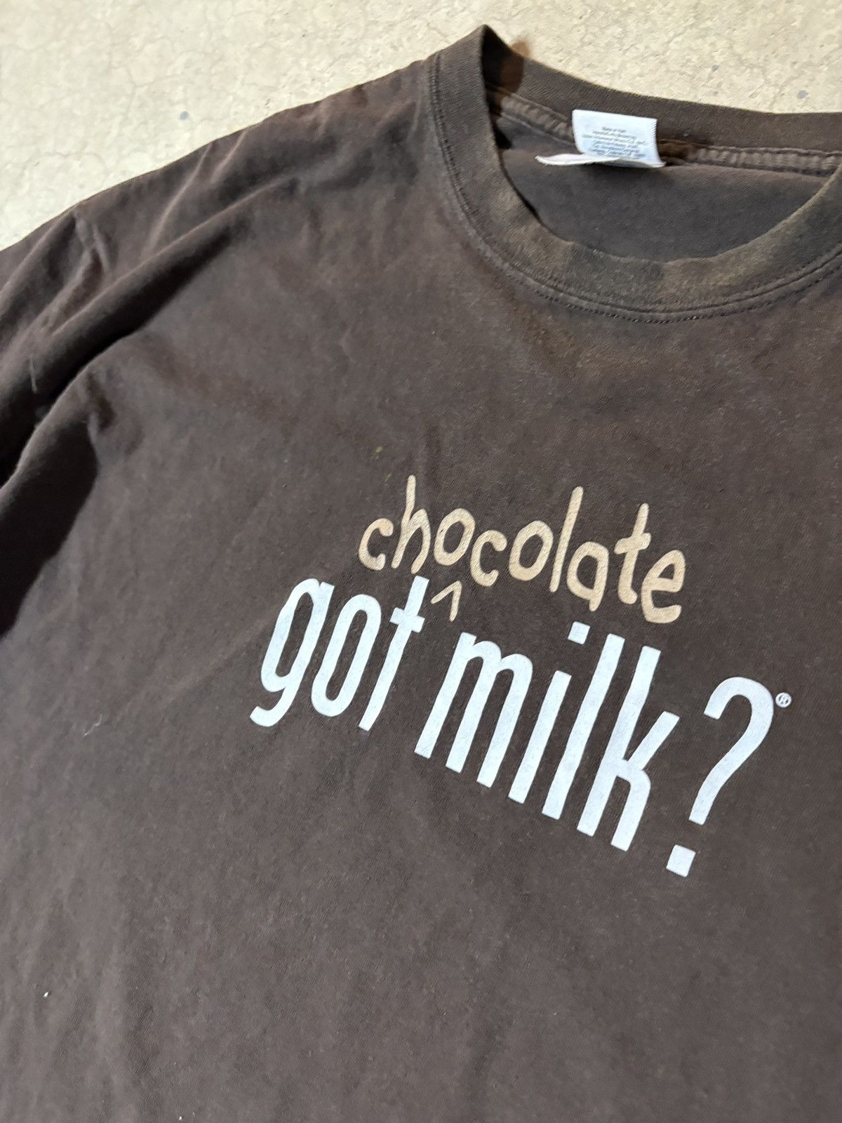 Gildan VTG 00’s Got Chocolate Milk Parody Promo Tee T-shirt Brown Size US XL / EU 56 / 4 - 2 Thumbnail