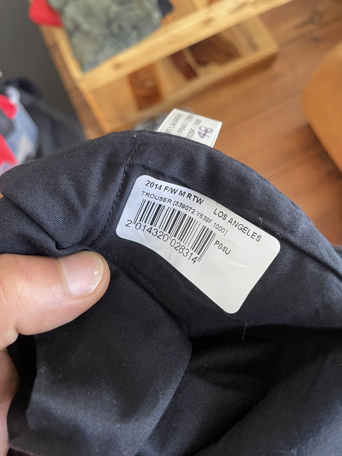 Saint Laurent Paris FW14 SAMPLE Saint Laurent suit pants Size US 32 / EU 48 - 4 Thumbnail