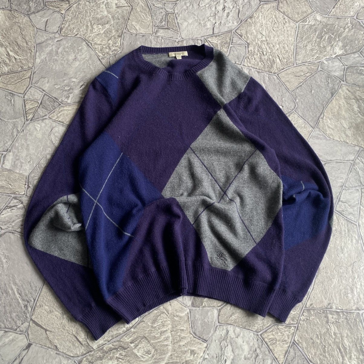 Burberry Burrbery lambswool sweater sweatshirt longsleeve Size US L / EU 52-54 / 3 - 1 Thumbnail