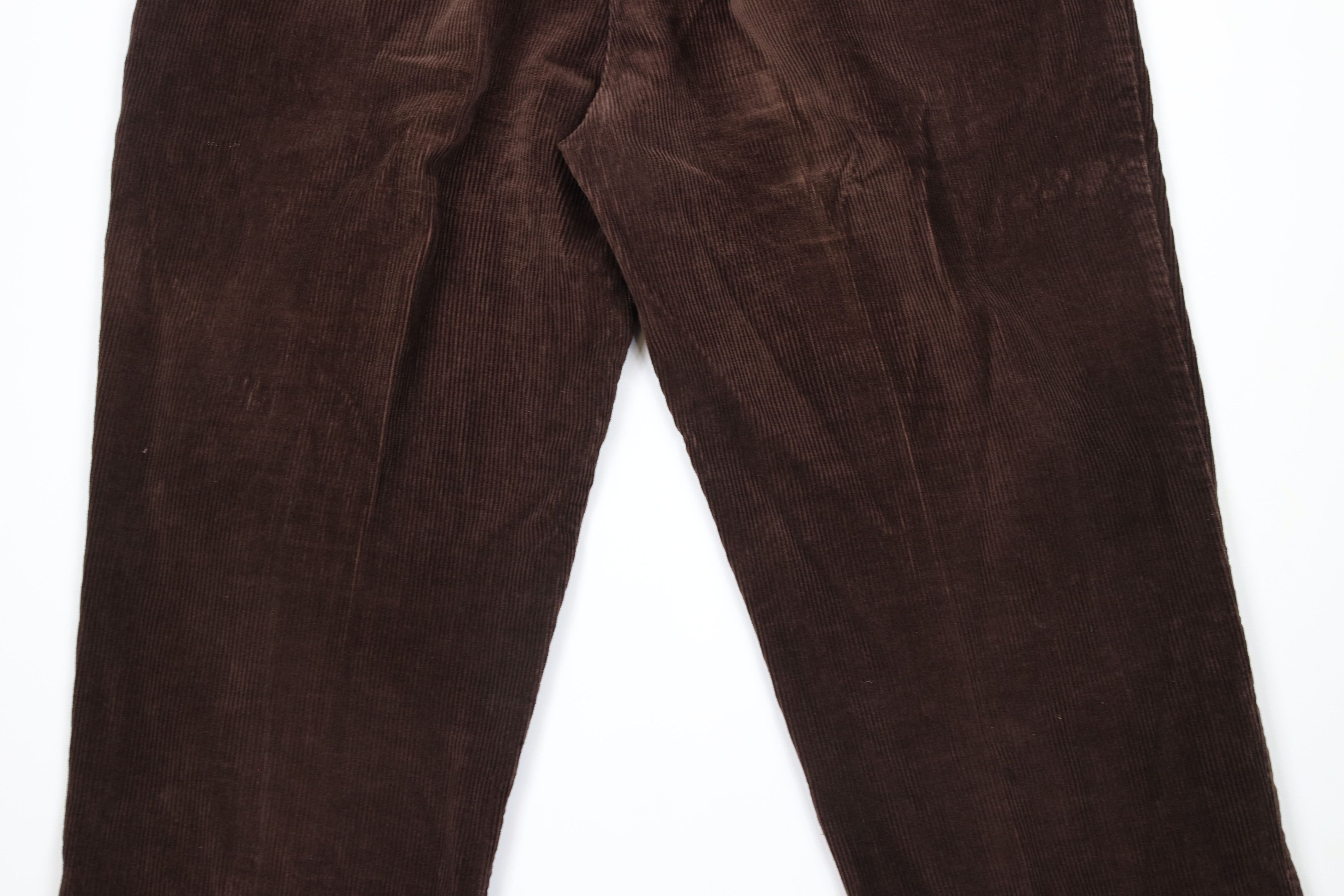 Vintage Vintage 90s Streetwear Pleated Wide Leg Corduroy Pants Size US 42 / EU 58 - 13 Thumbnail