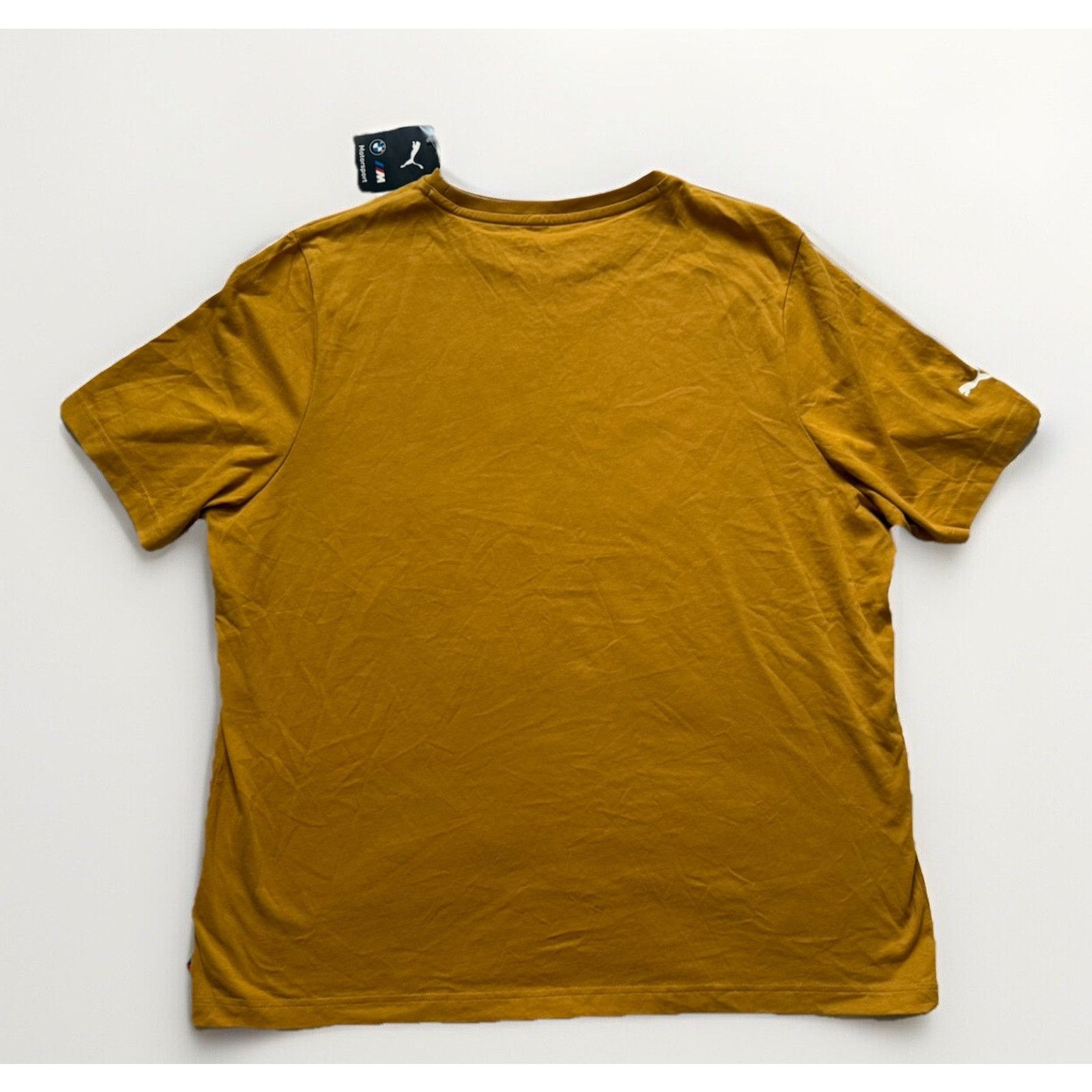 Puma NWT Puma BMW Motorsport Essential Logo Men's T Shirt Gold Size US XXL / EU 58 / 5 - 2 Thumbnail