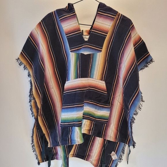 Free People Jen's Pirate Booty X Free People Fringe Poncho - One Size Size ONE SIZE - 1 Thumbnail