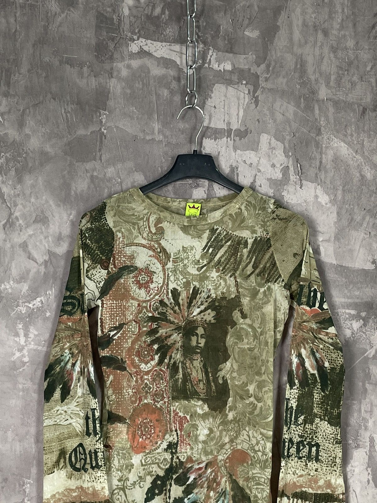 Japanese Brand Vintage Save The Queen Long Sleeve Overprinted T shirt 90s Size M / US 6-8 / IT 42-44 - 2 Thumbnail