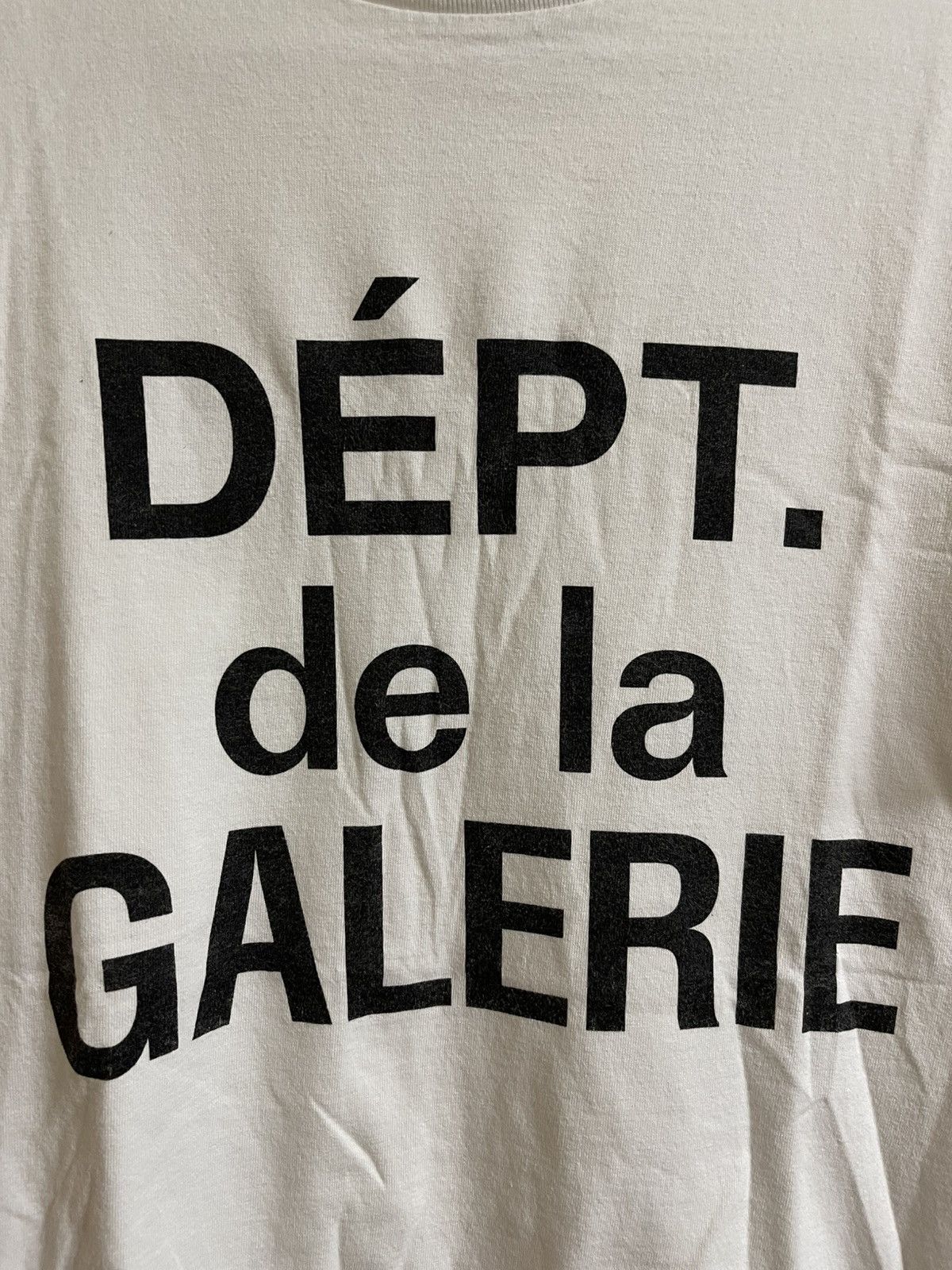 Gallery Dept. Gallery Dept. White Dept. De La Galerie T-shirt Size US M / EU 48-50 / 2 - 2 Thumbnail