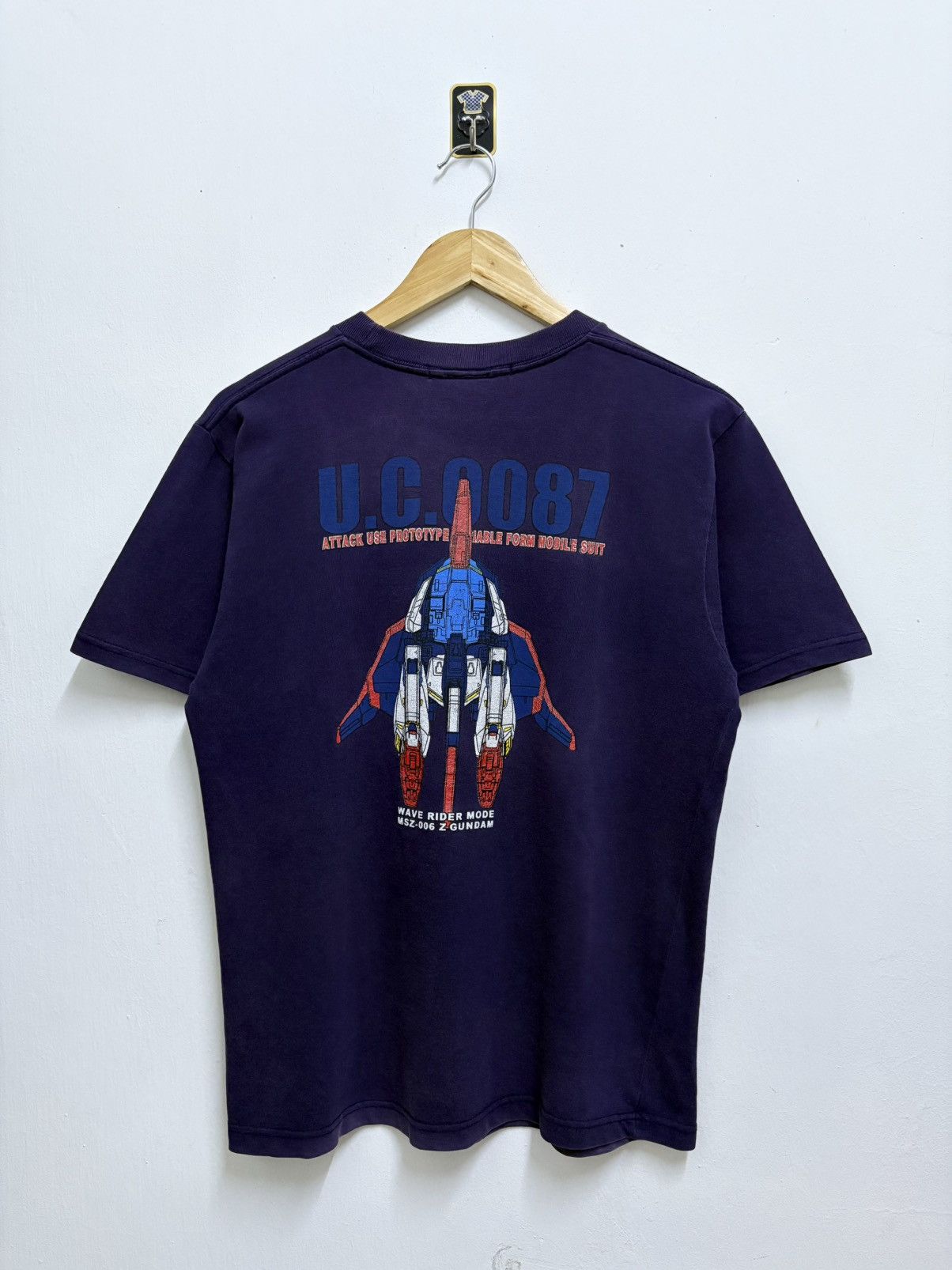 Japanese Brand Vintage 90's Cospa Anime Mobile Suit Zeta Gundam T-Shirt Size US M / EU 48-50 / 2 - 1 Thumbnail