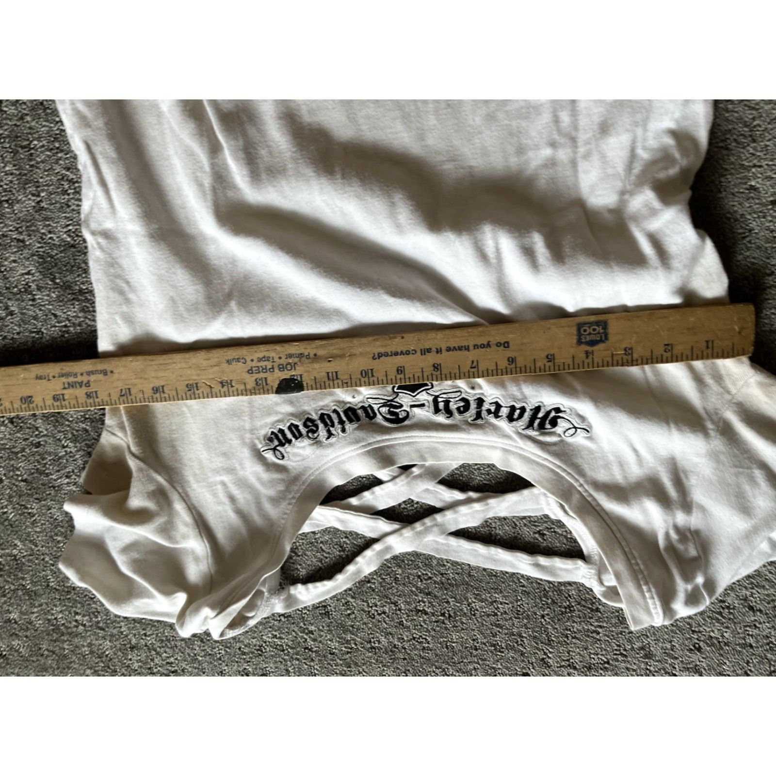 Harley Davidson Harley-Davidson T-Shirt Women White Short Sleeve Scoop Neck L Biker Motorcycle Size L / US 10 / IT 46 - 5 Thumbnail