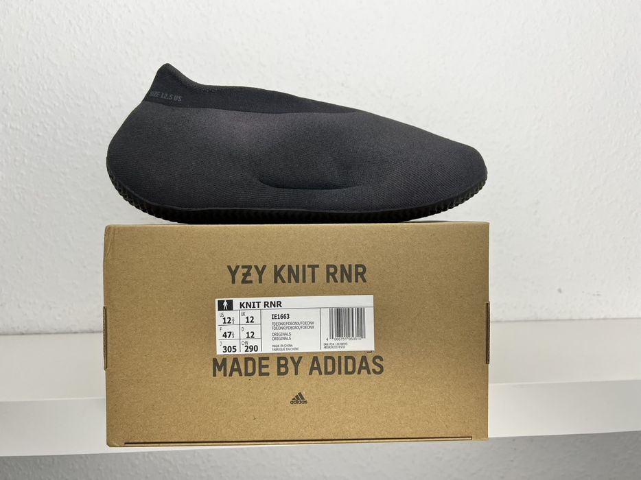 Adidas DS Adidas Yeezy Knit Runner Stone Onyx EU47 1/3 US12.5