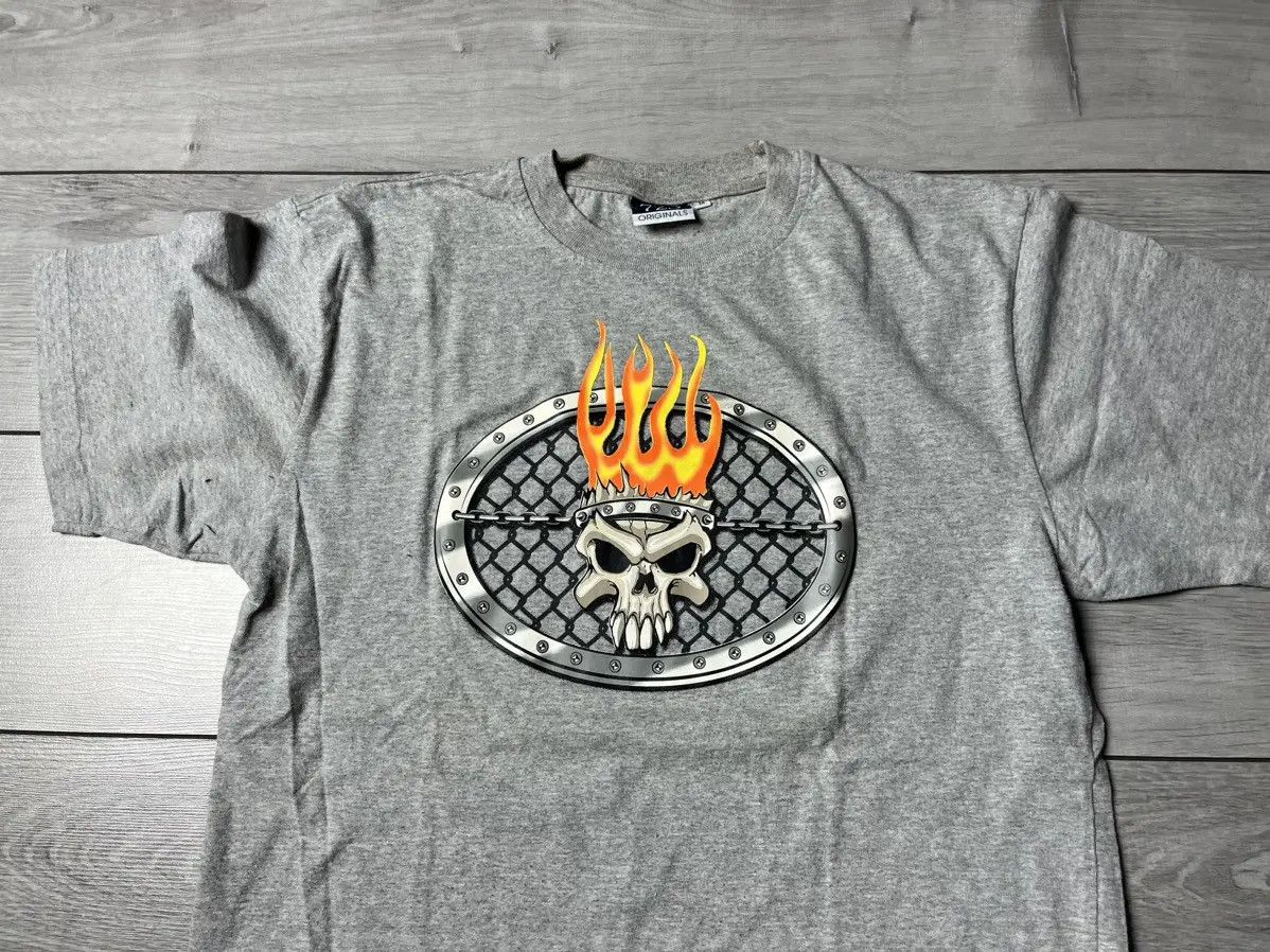 Band Tees Skull fire king T-shirt vintage size medium Size US M / EU 48-50 / 2 - 3 Thumbnail