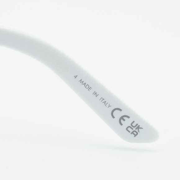 Dior Dior DIORPACIFIC R1F 50B0 Sunglasses White Oval Frame Size ONE SIZE - 4 Thumbnail