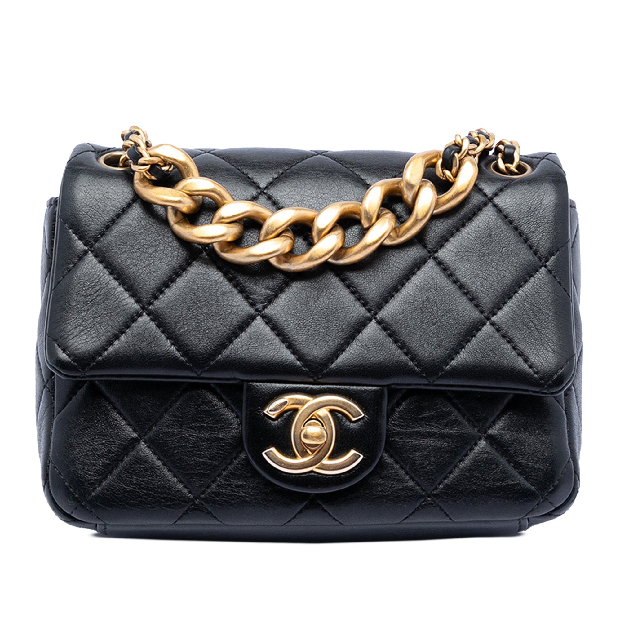 Chanel Mini CC Quilted Calfskin Multi Chain Single Flap Size ONE SIZE - 1 Thumbnail