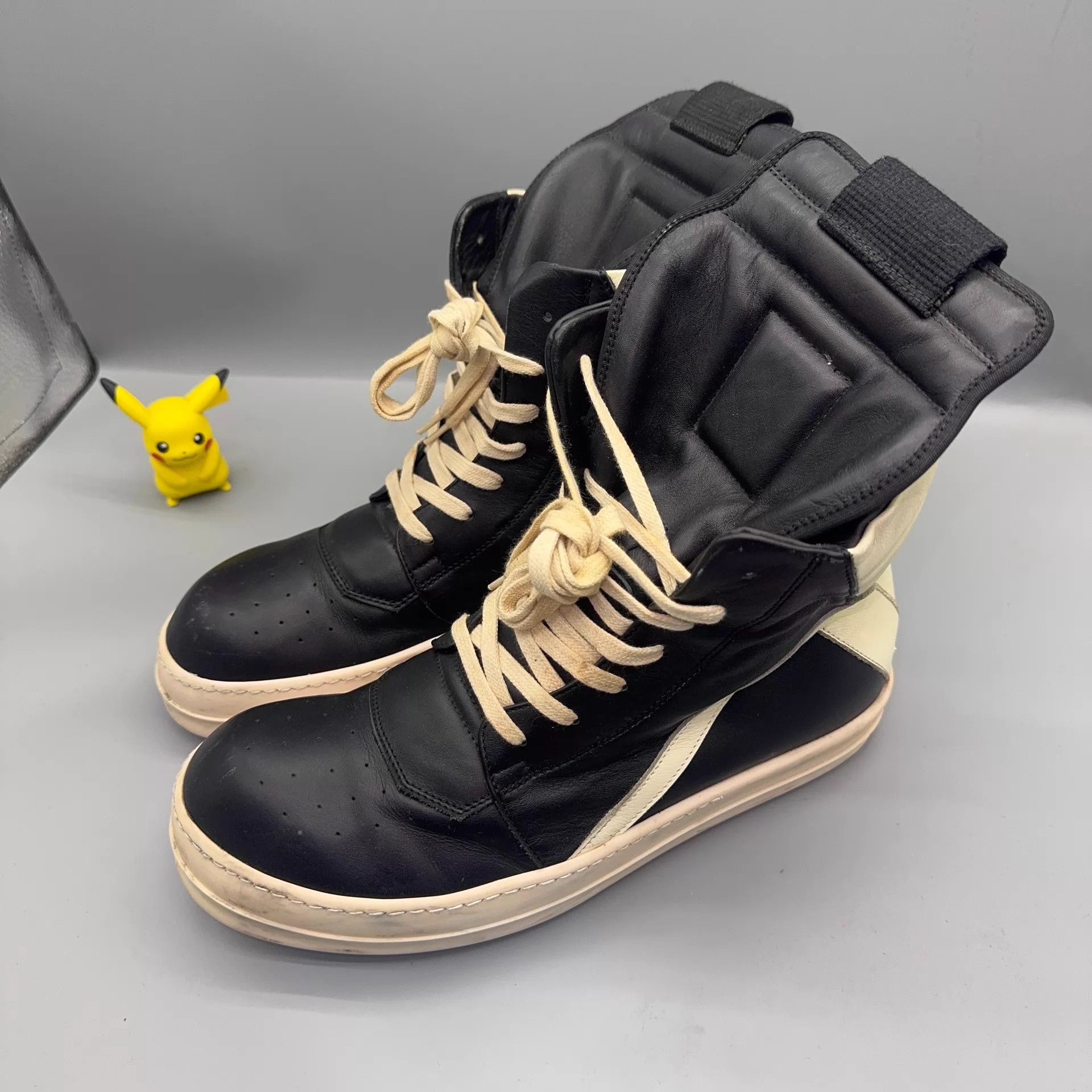 Rick Owens RICK OWENS Men's Black & White Shoes 42.5 Size US 9.5 / EU 42-43 - 1 Thumbnail