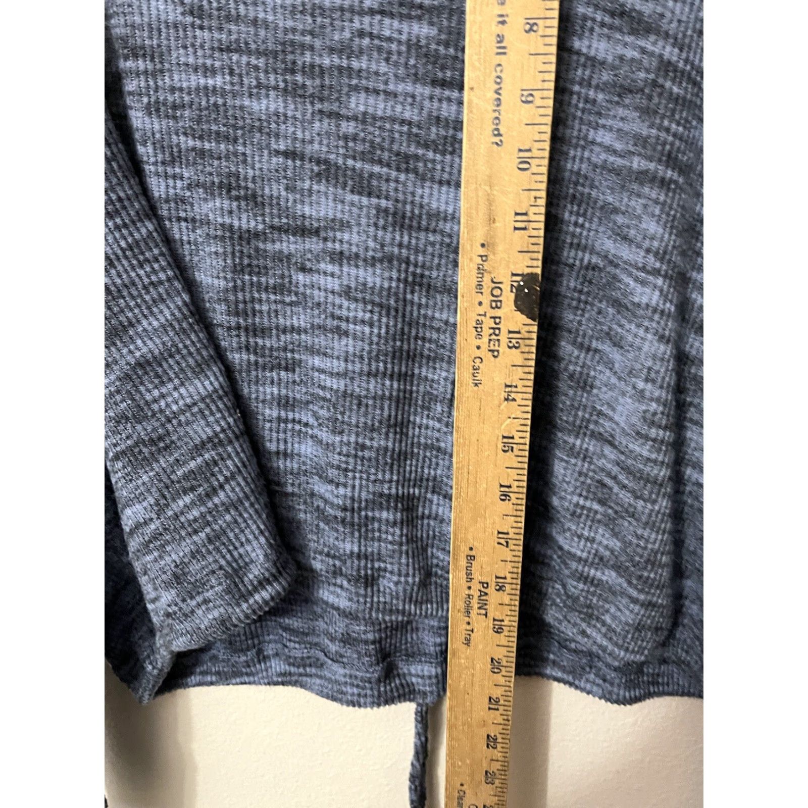 Express Express Pullover Sweater Top Women's Medium Blue Knit Long Sleeve Tie Hem Front Size M / US 6-8 / IT 42-44 - 4 Thumbnail